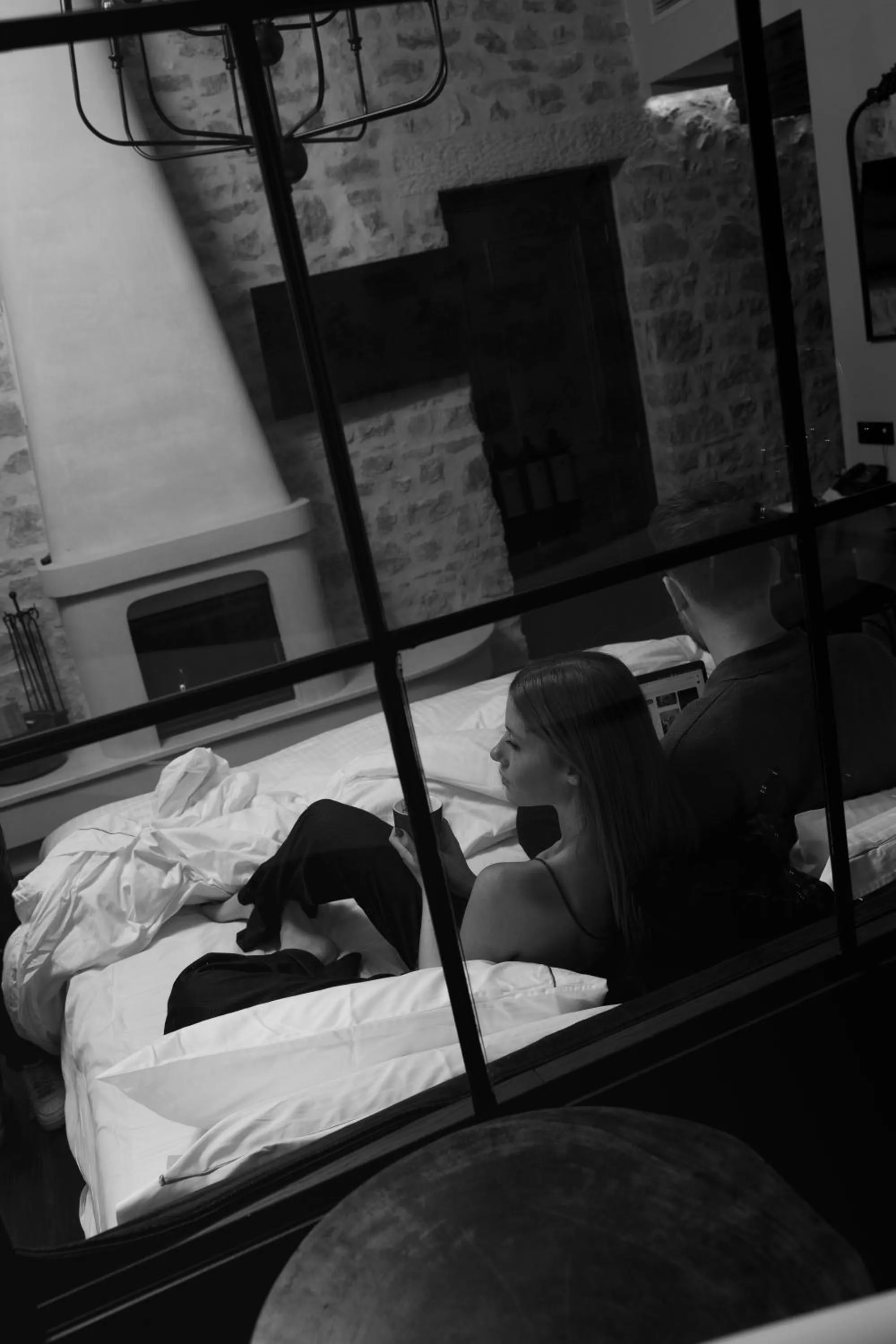 Bed in Stoes Boutique Hotel