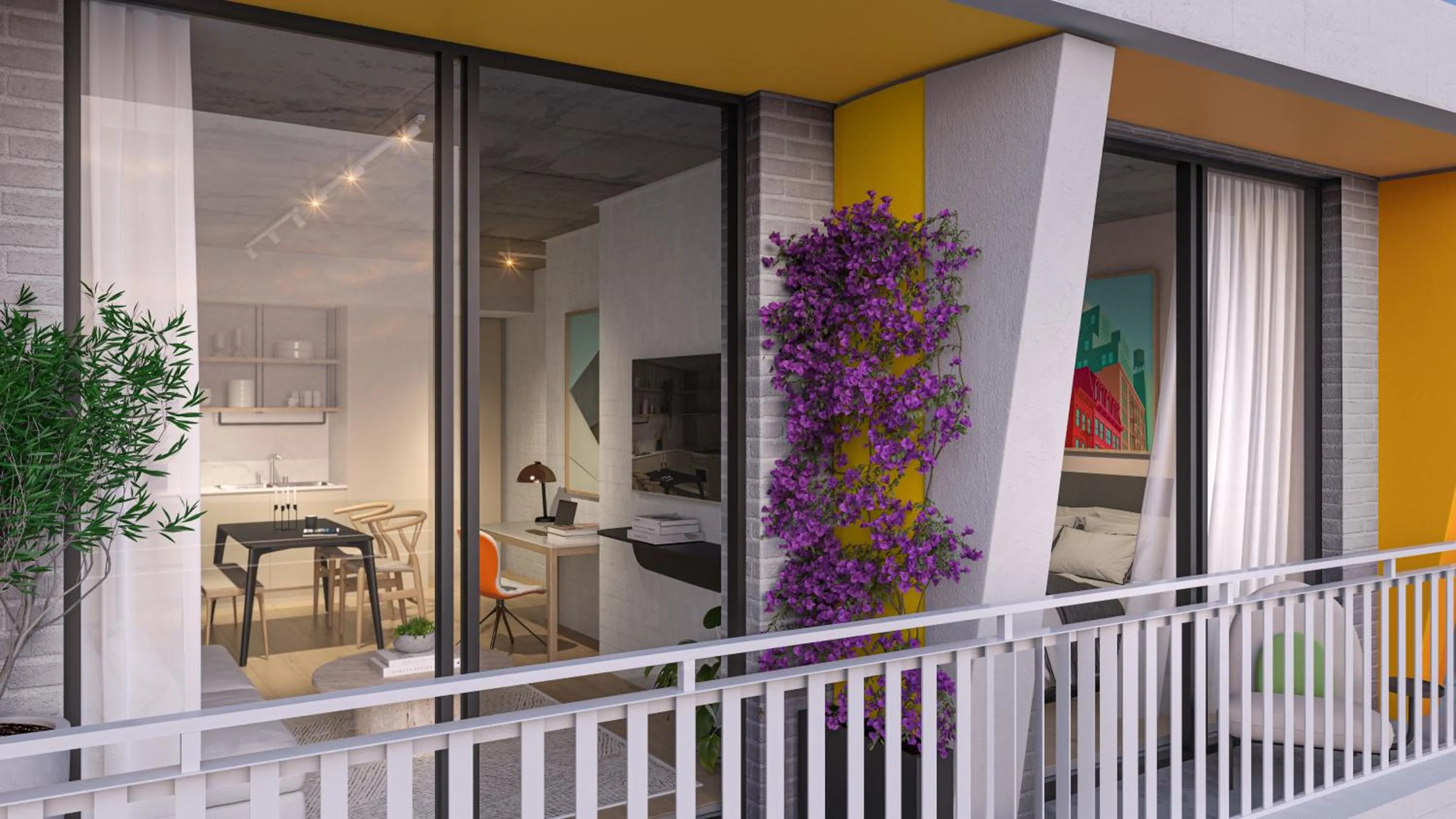 Patio in EIGHTY2 ON M - Fluent Serviced Apartments