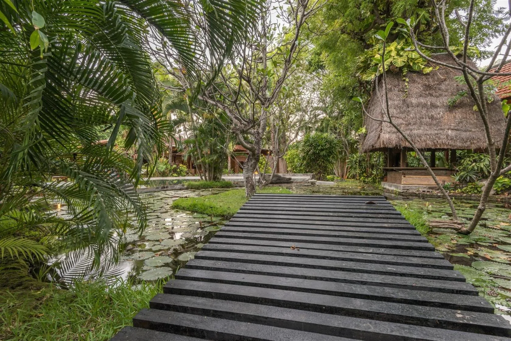 Garden in Hotel Pondok Sari Beach & SPA Resort