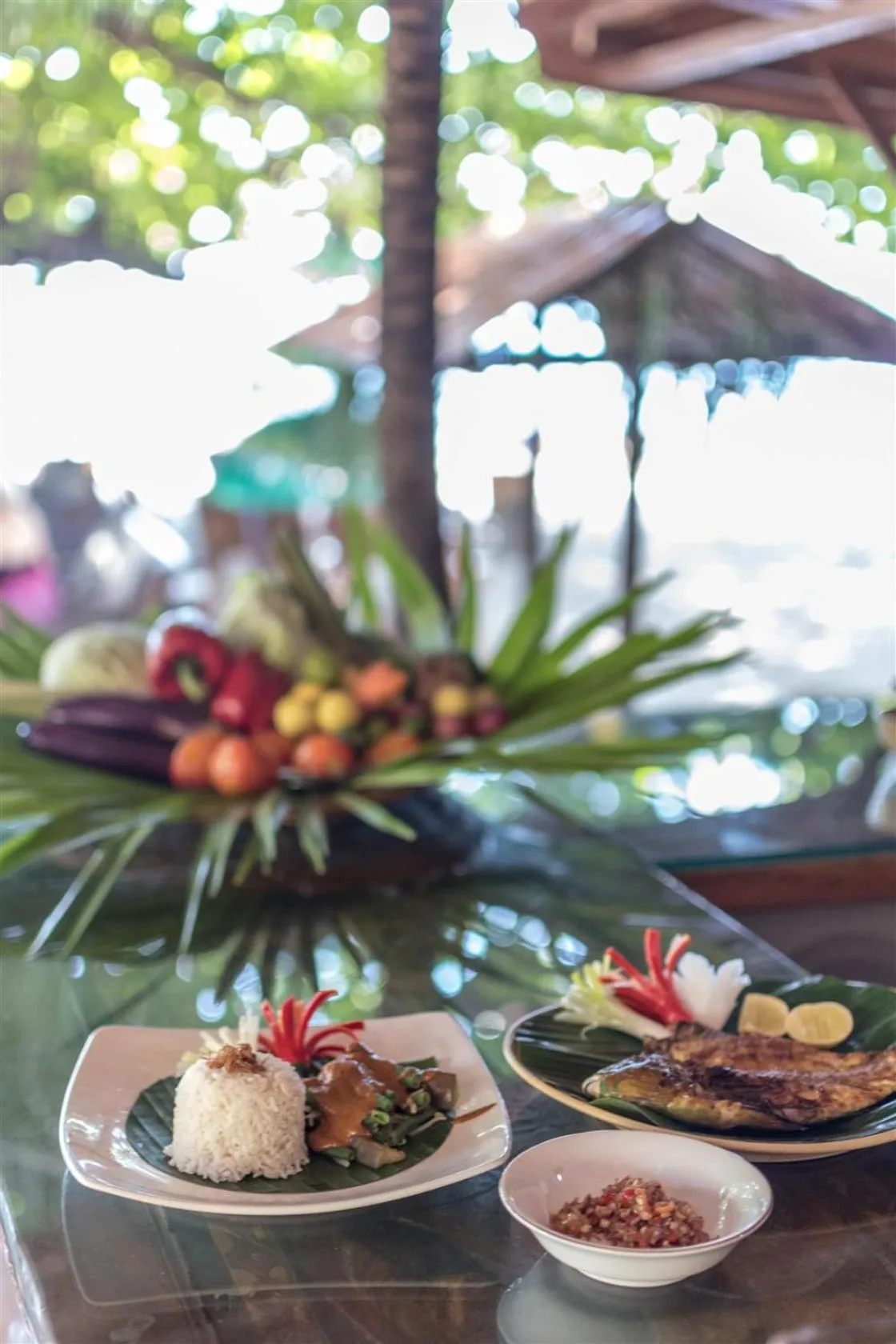 Food and drinks in Hotel Pondok Sari Beach & SPA Resort