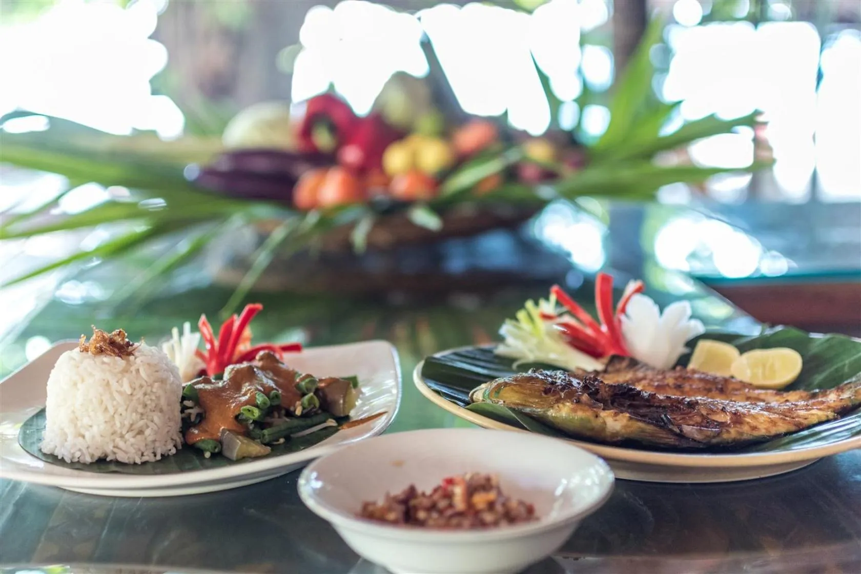 Food and drinks in Hotel Pondok Sari Beach & SPA Resort