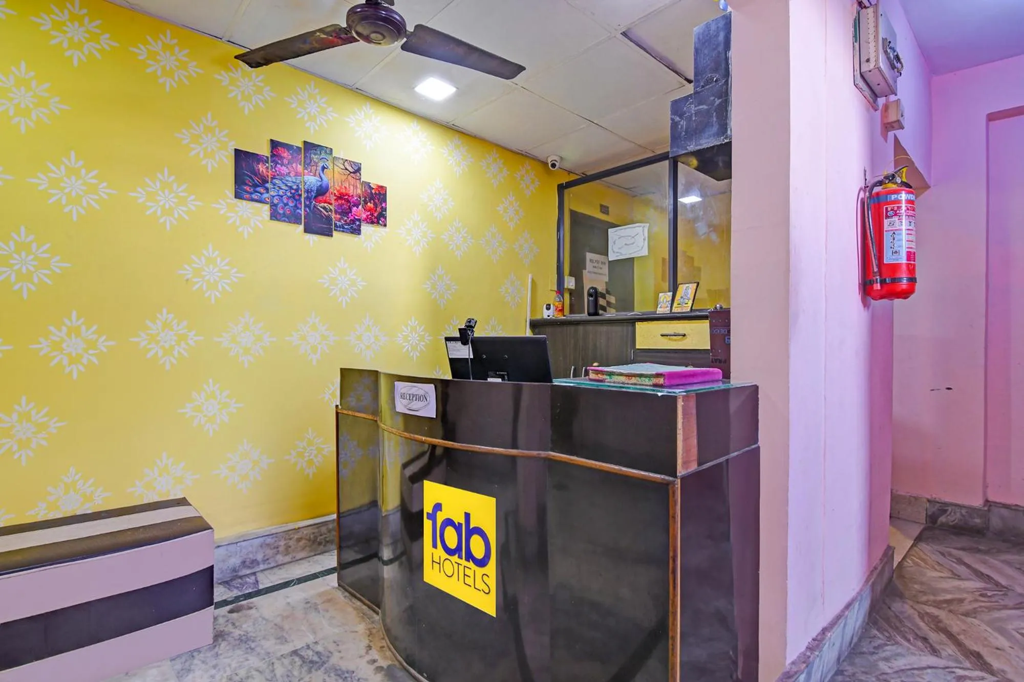 Lobby or reception in FabHotel Relyef Inn