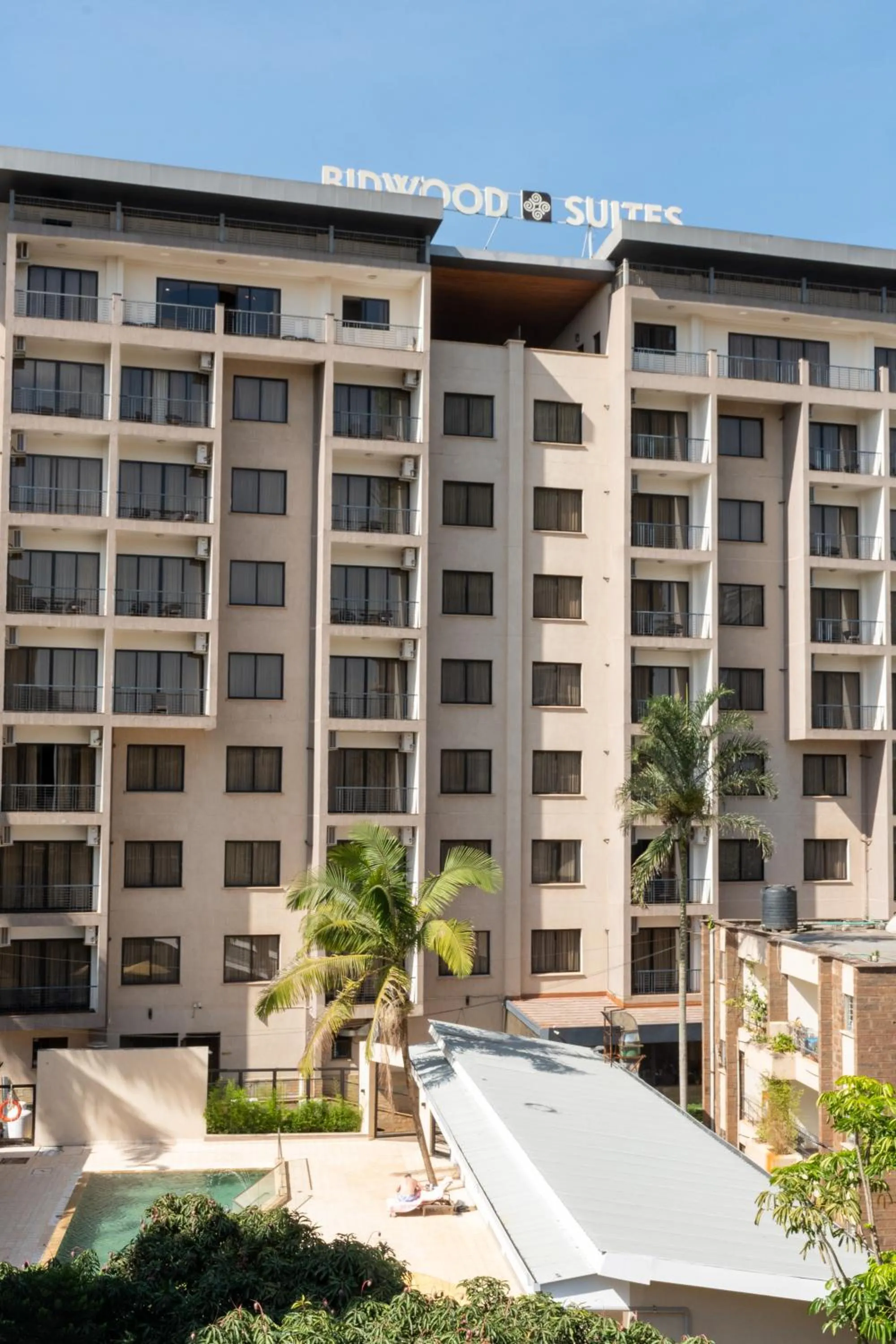 Property building in Bidwood Suite Hotel