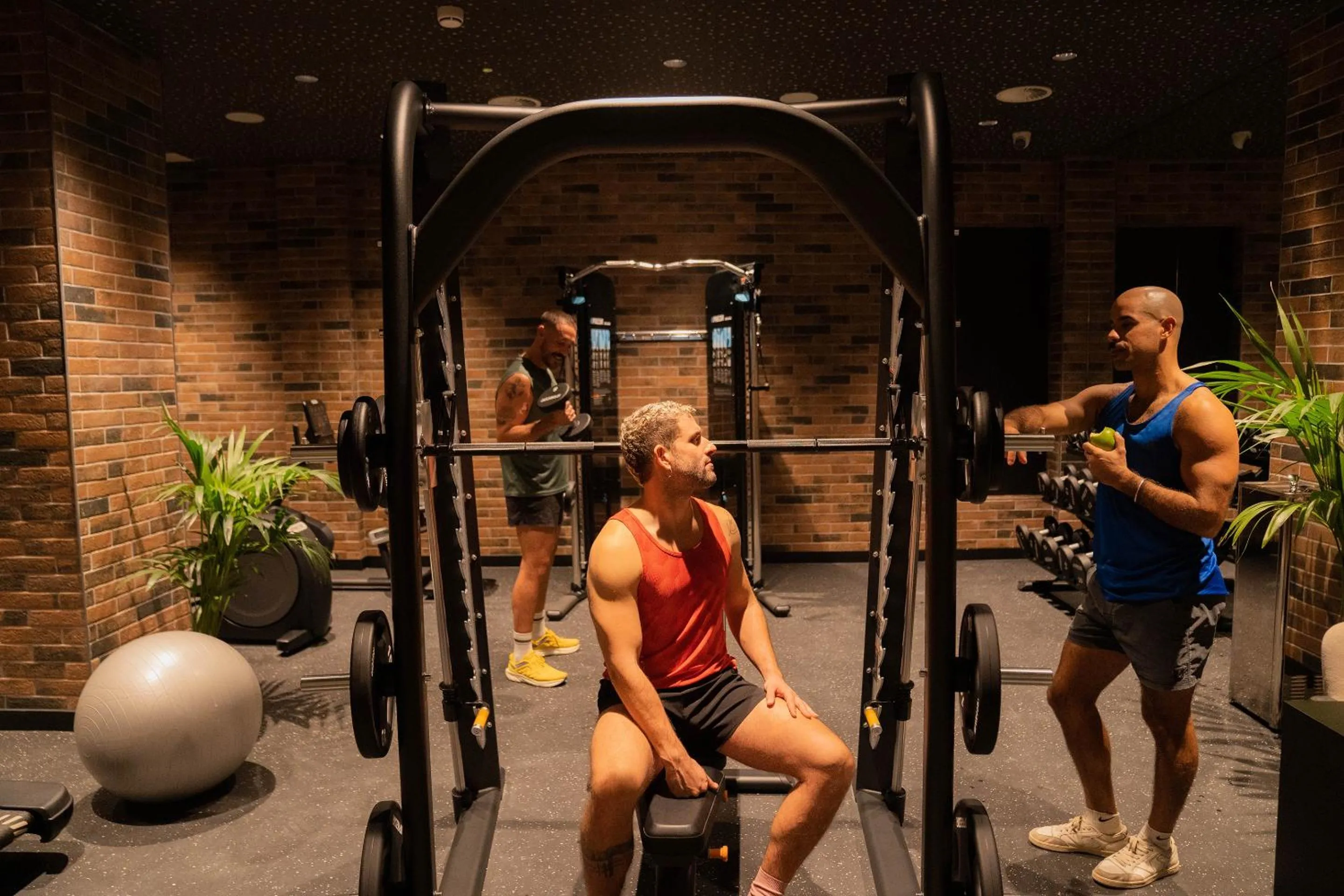 Fitness centre/facilities in Axel Hotel Bilbao - Adults Only