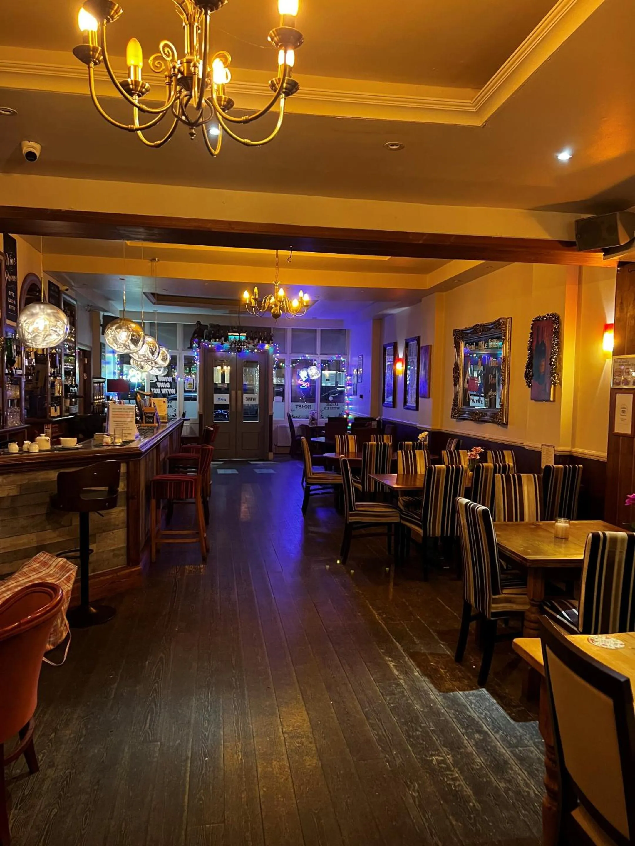 Dining area in The Barrington Hotel