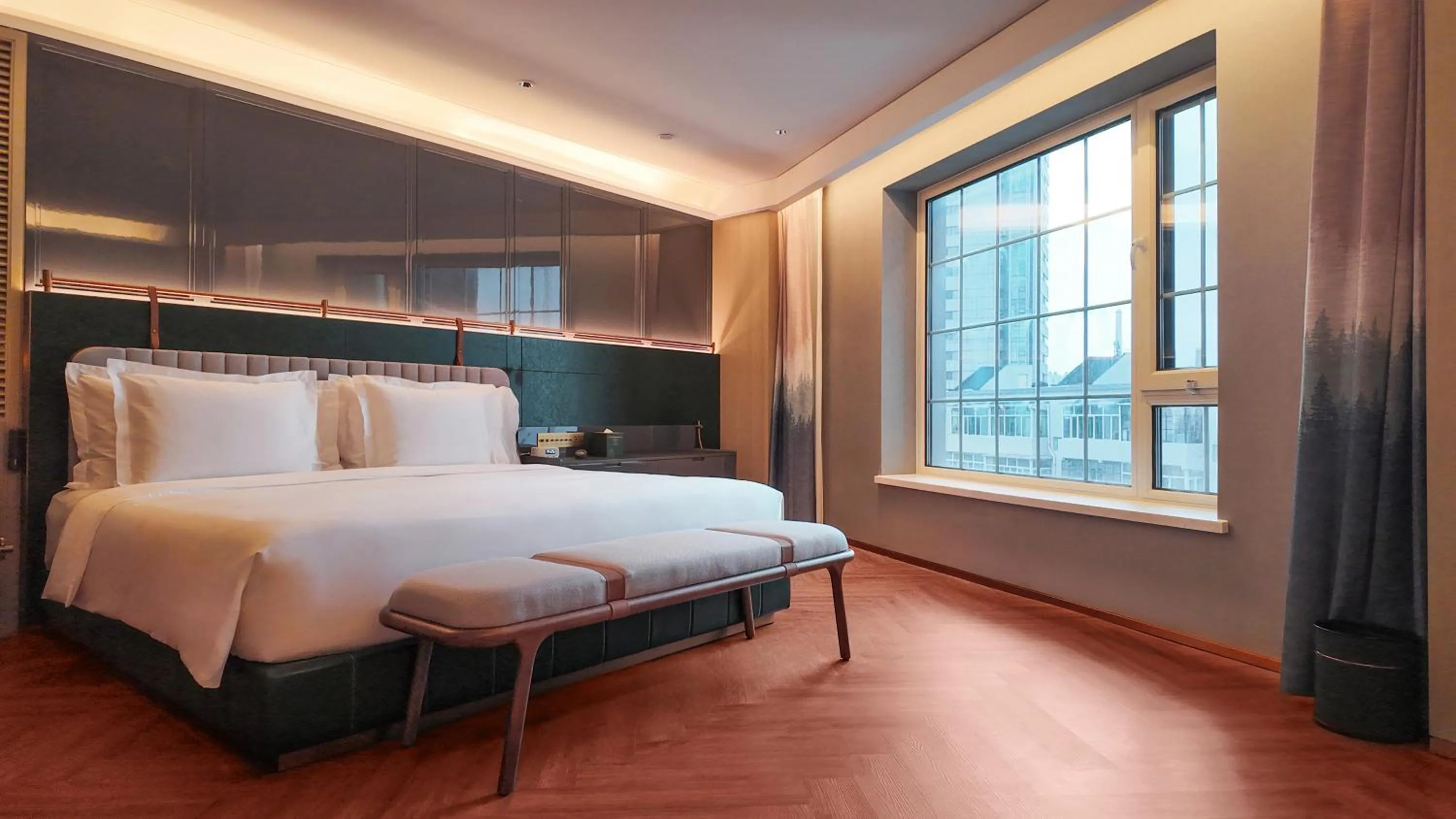 Bedroom, Bed in Hotel Indigo Harbin Central Avenue by IHG