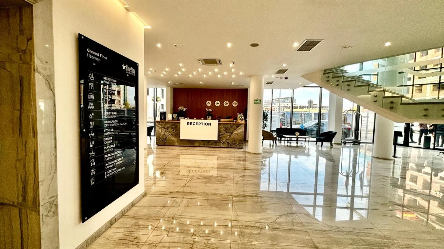 Lobby or reception in Blue Star Luxury Hotel