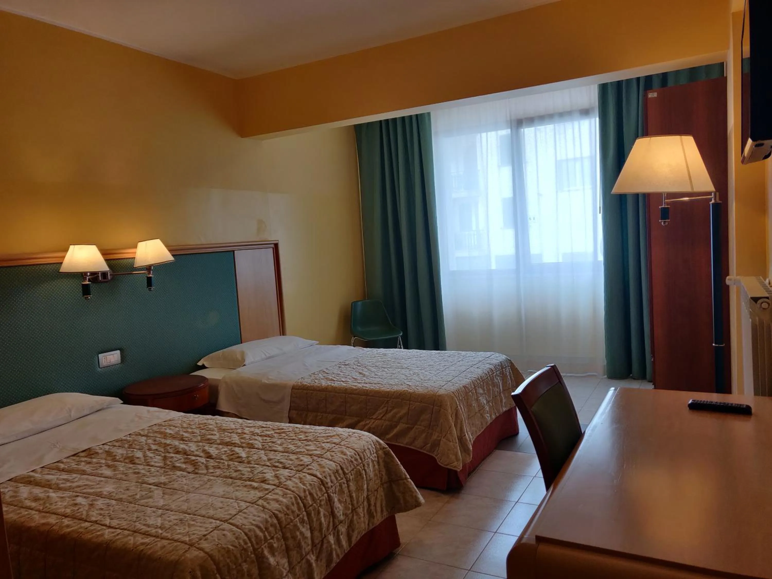Bedroom, Bed in Albergo Conte Max