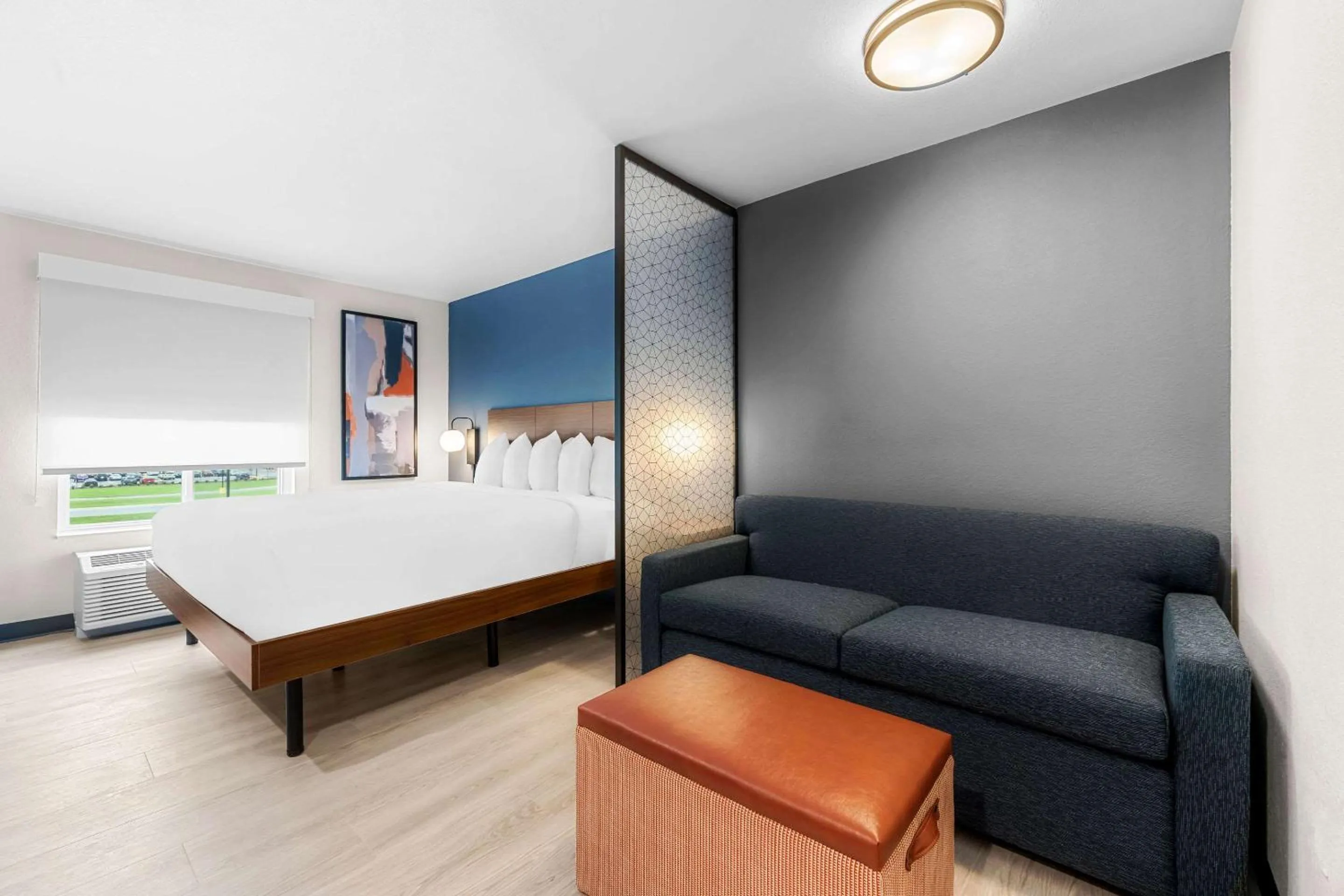 King Suite with Sofa/Accessible Tub  - Disability Access/Non Smoking in Everhome Suites Fayetteville near Fort Bragg