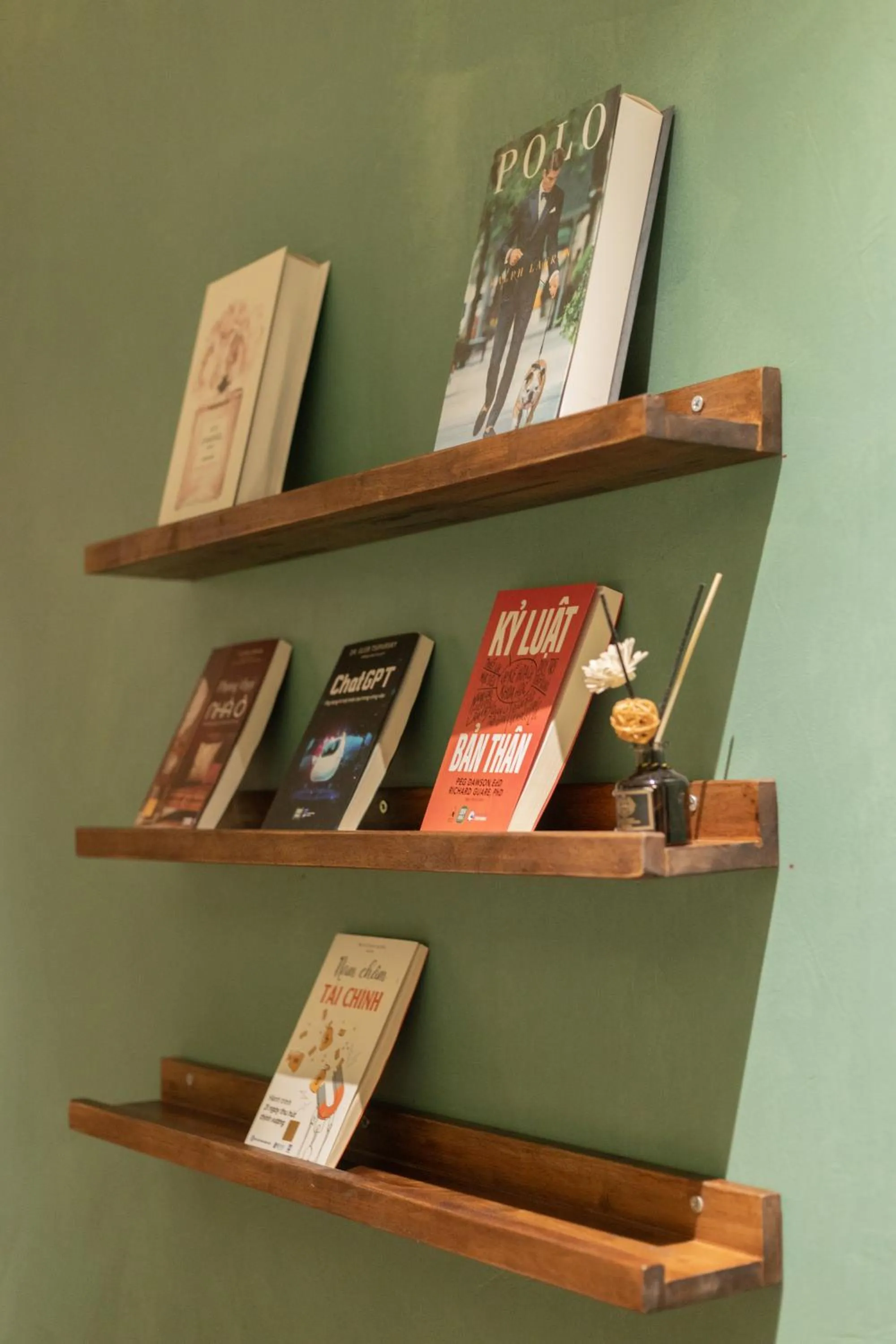 Library in Luxhome Mekong Hotel