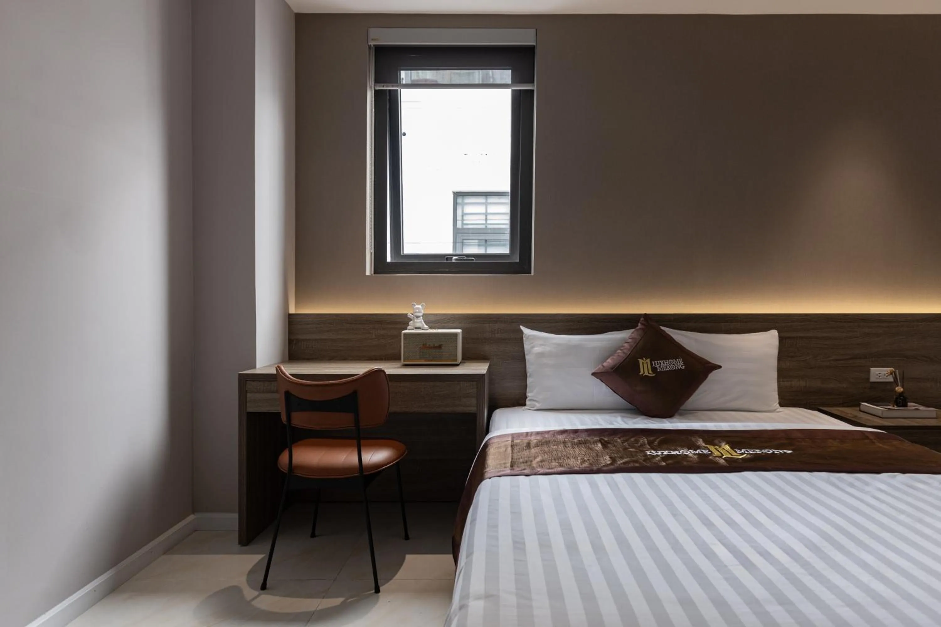 Bedroom, Bed in Luxhome Mekong Hotel