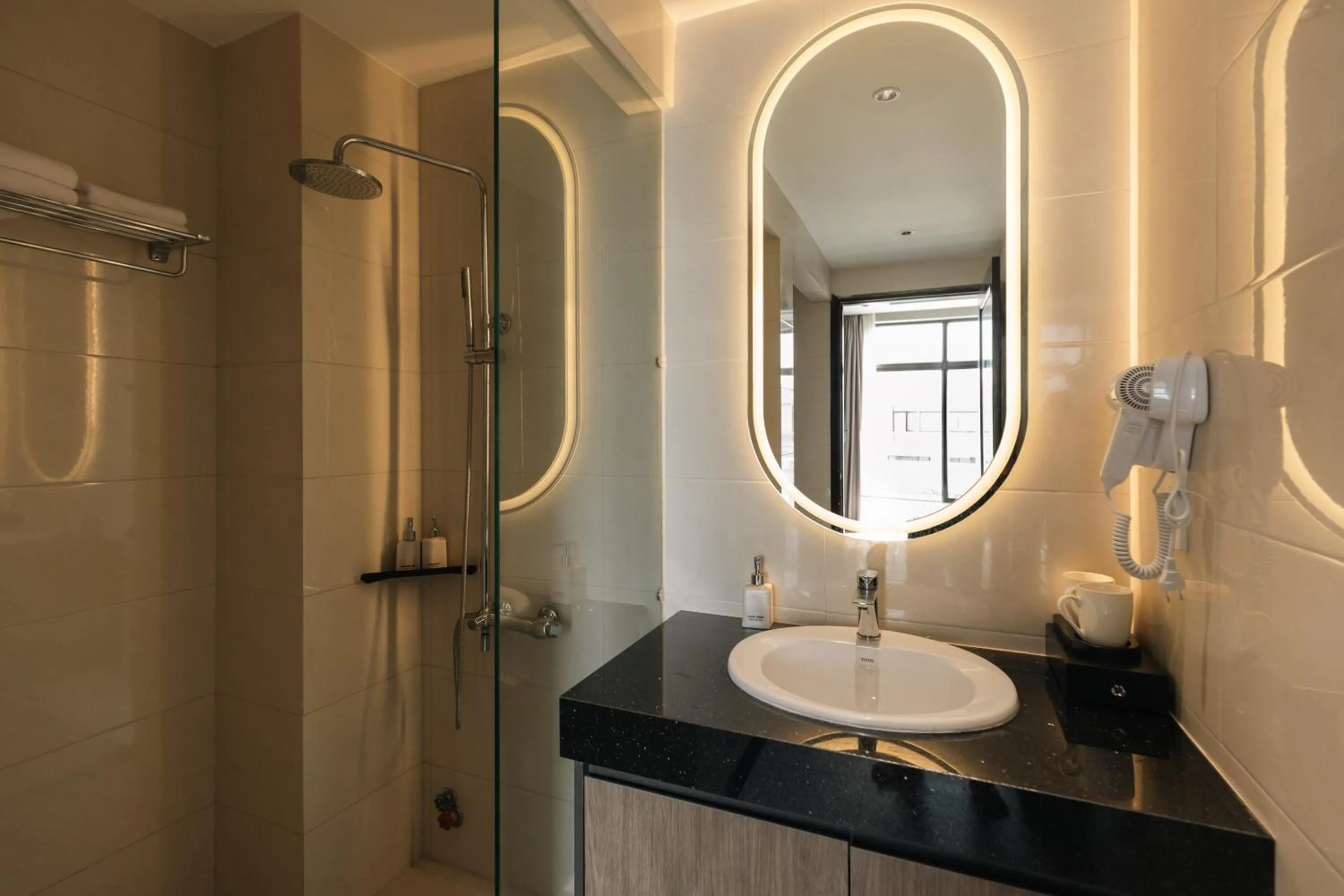 Shower in Luxhome Mekong Hotel