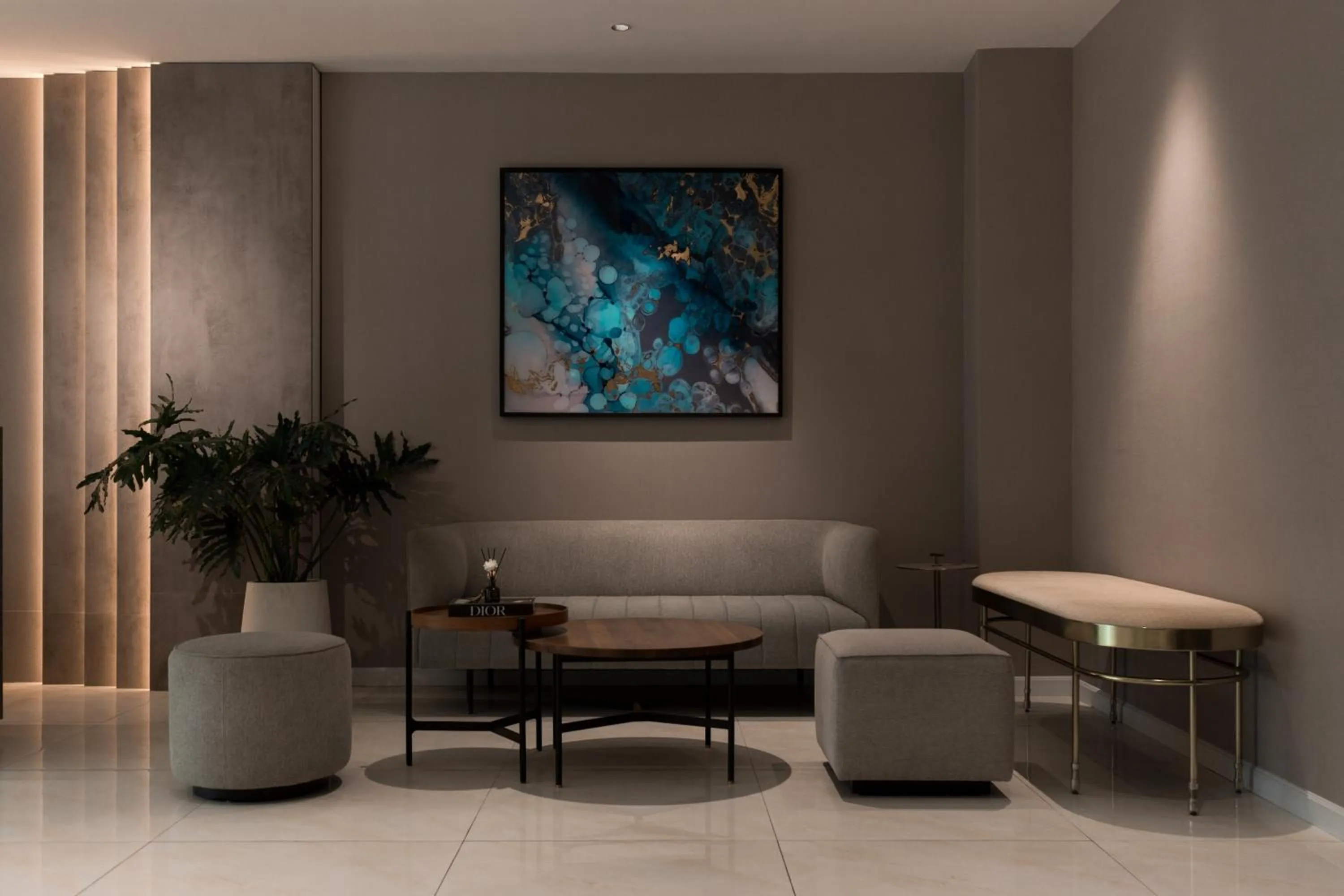 Living room in Luxhome Mekong Hotel