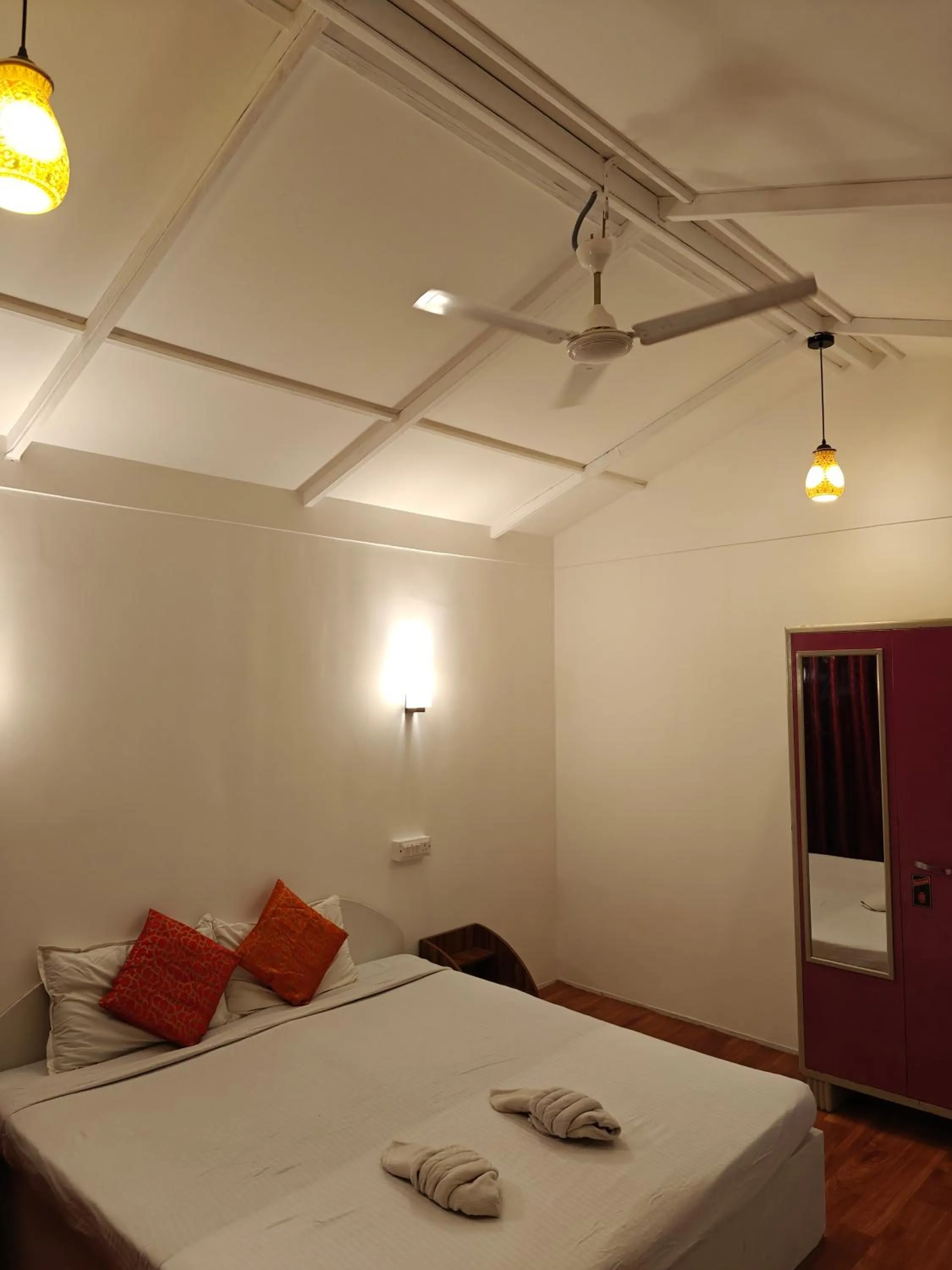 Bed in Rococo Pelton beach Resort Palolem Beach goa