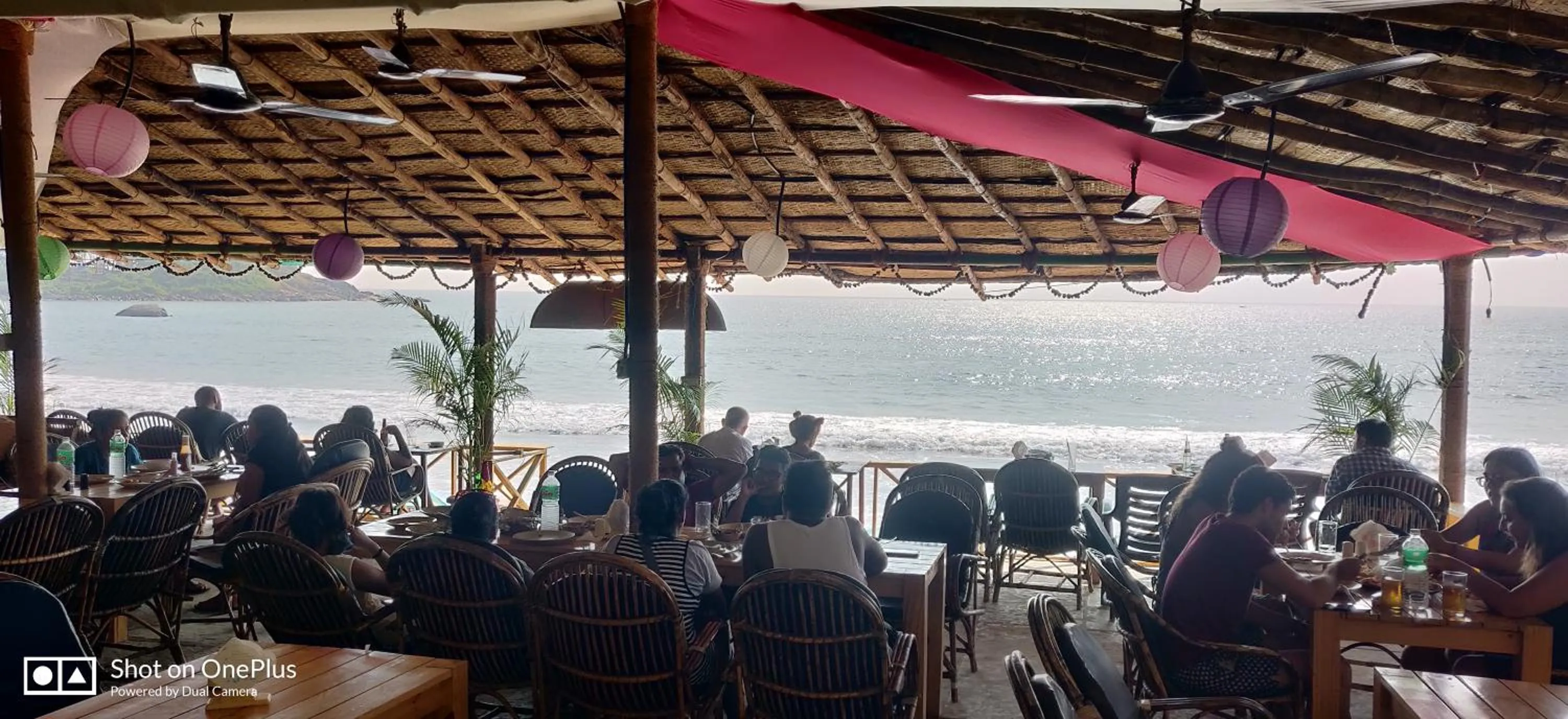 Restaurant/places to eat in Rococo Pelton beach Resort Palolem Beach goa