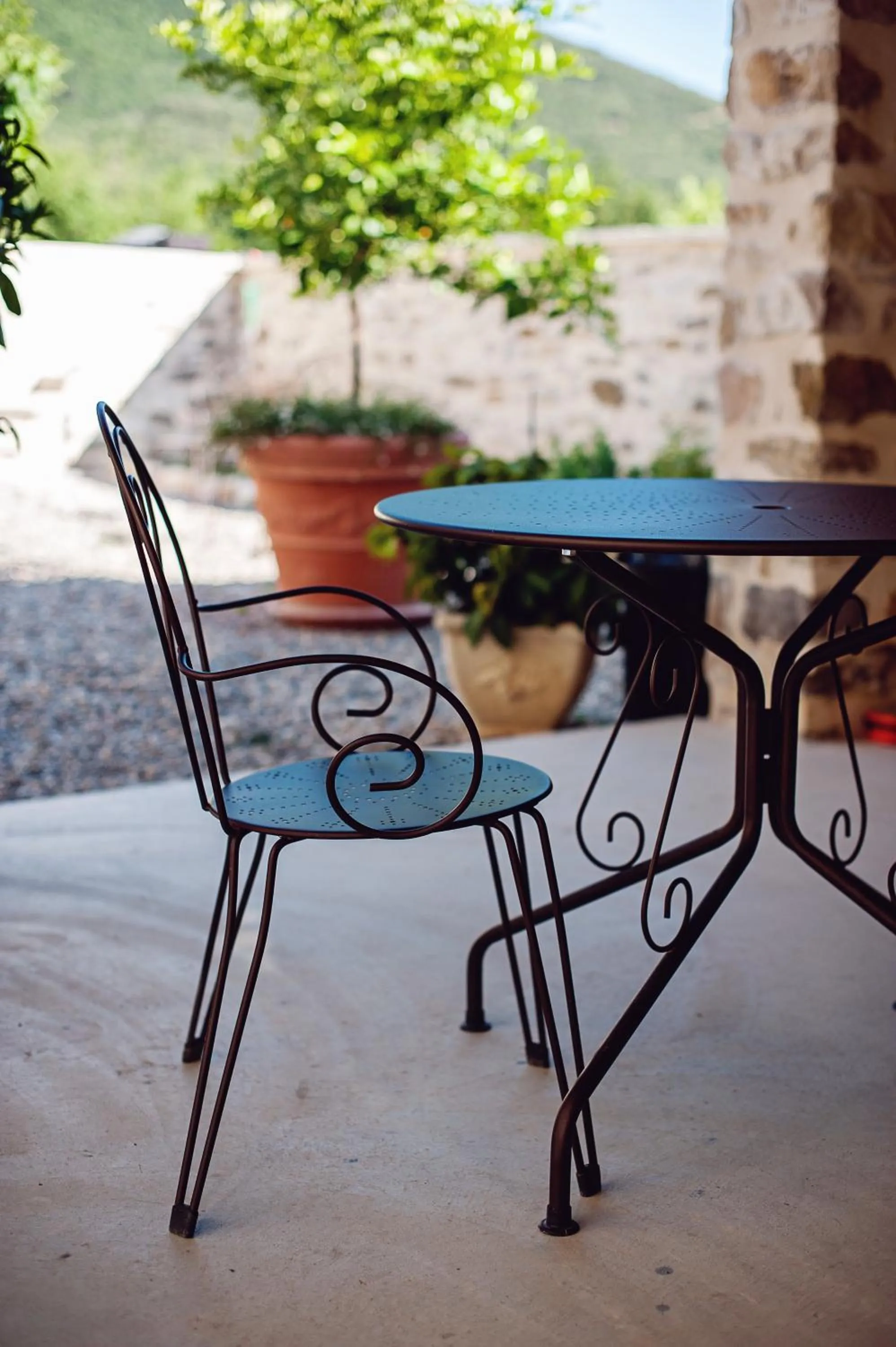 Patio in Mas De La Lance