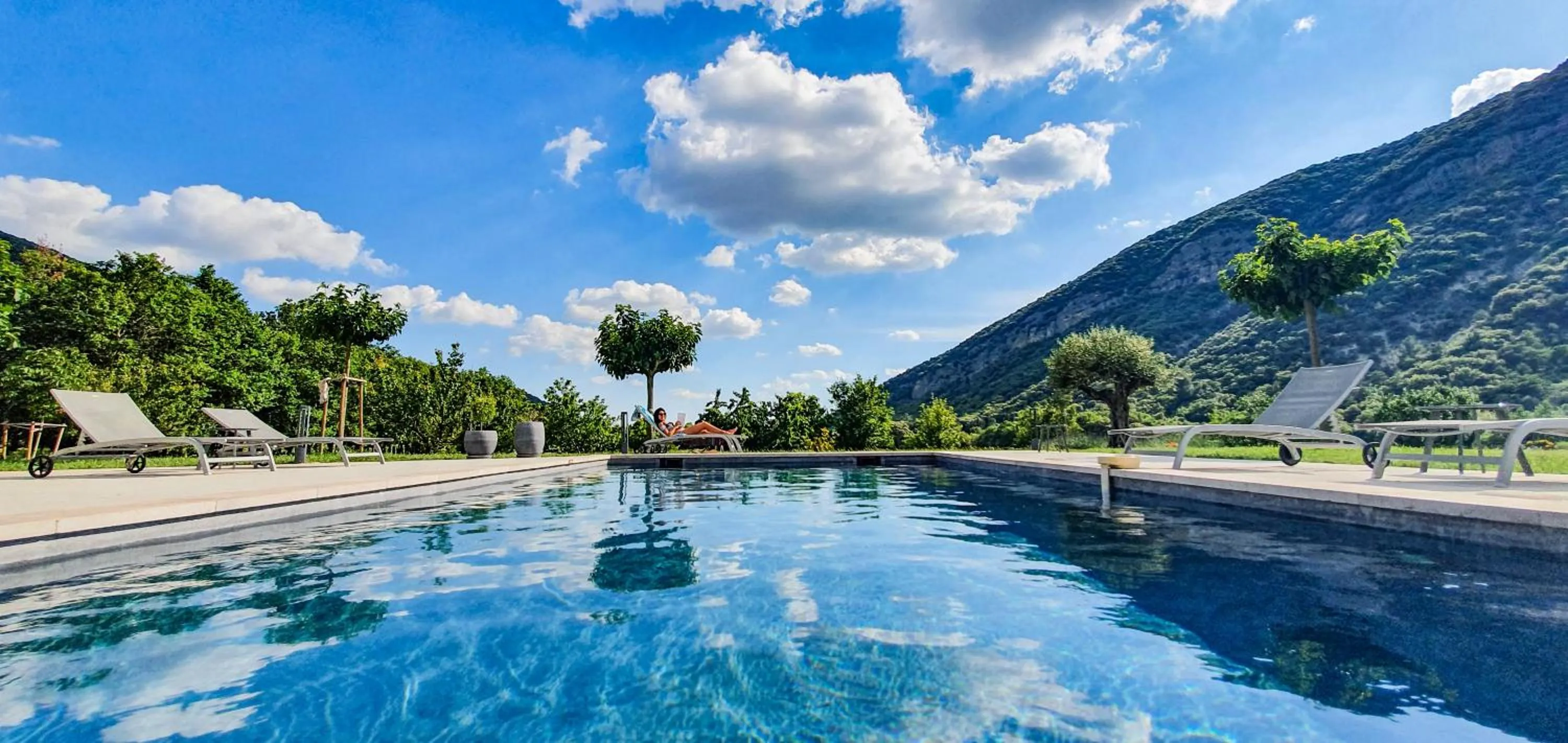 Swimming pool in Mas De La Lance