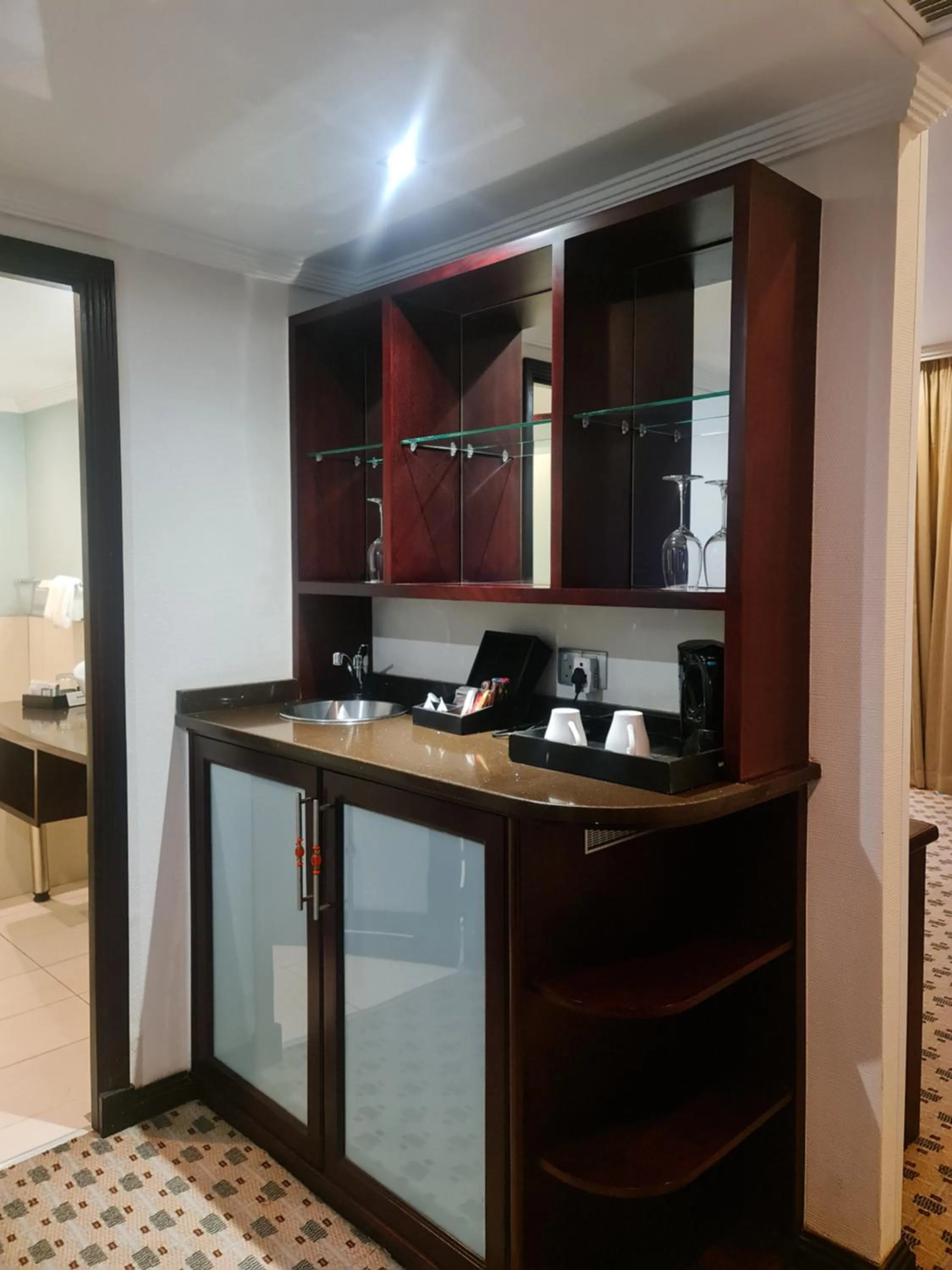 Kitchen or kitchenette in Phakalane Golf Estate Hotel & Convention Centre