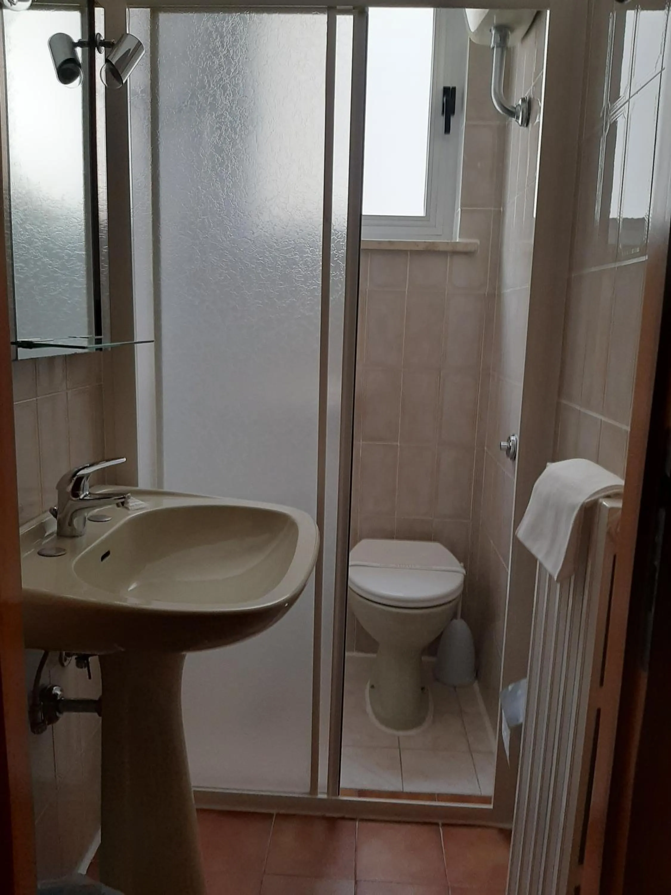 Bathroom in Hotel Cucciolo