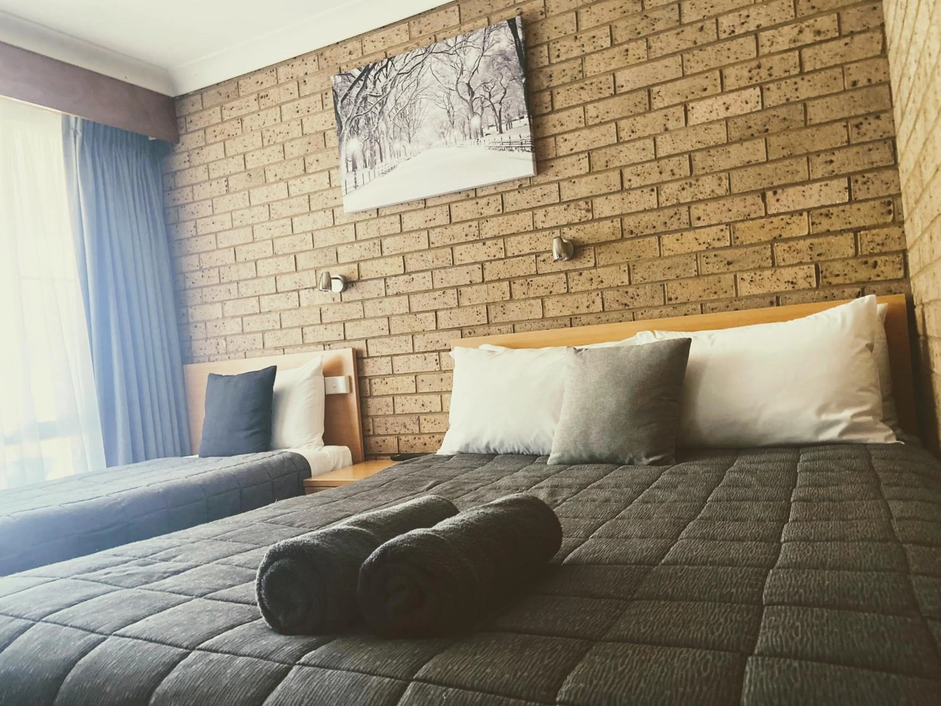 Bed in Muswellbrook Motor Inn