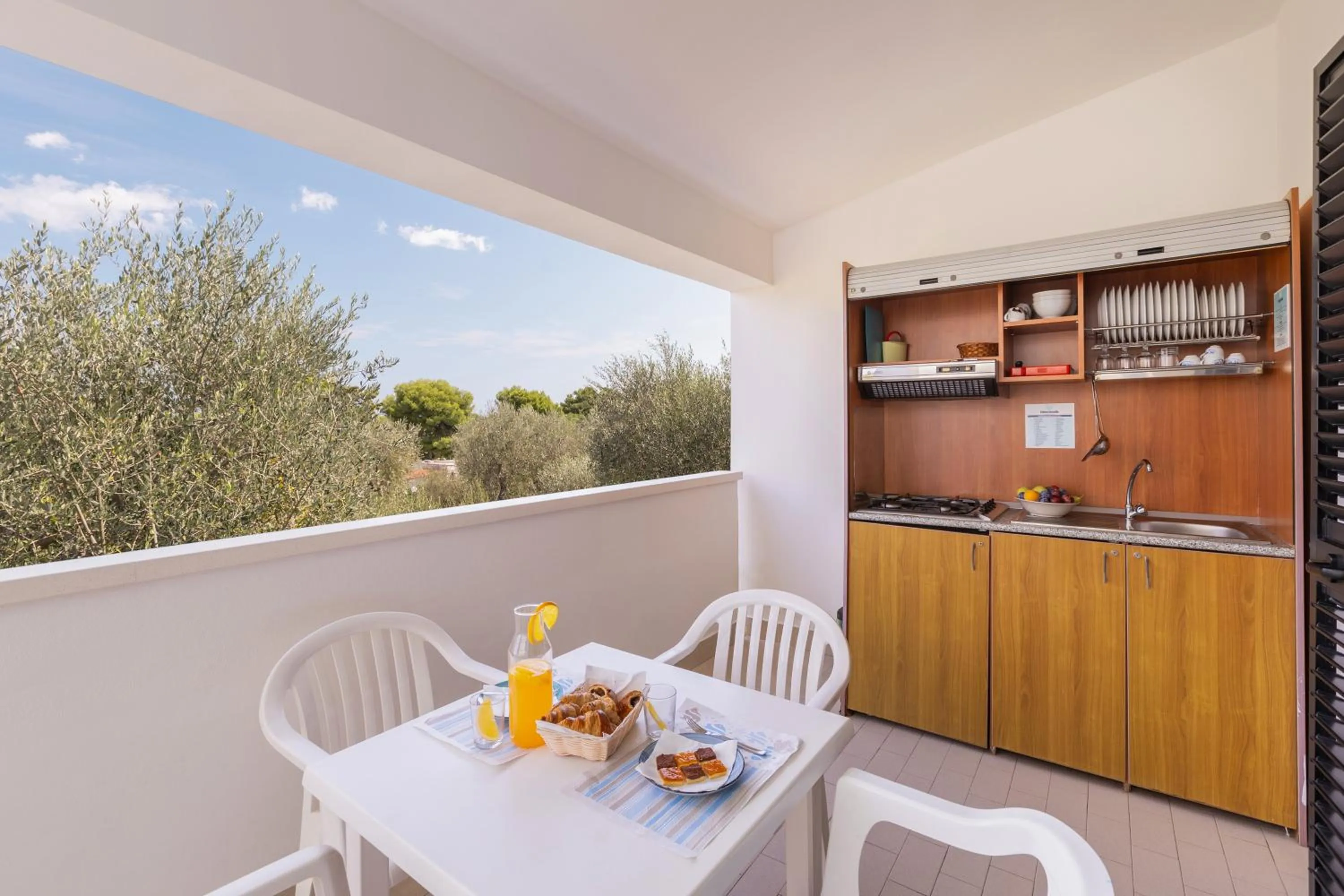 Kitchen or kitchenette in Hotel Palme Gemelle