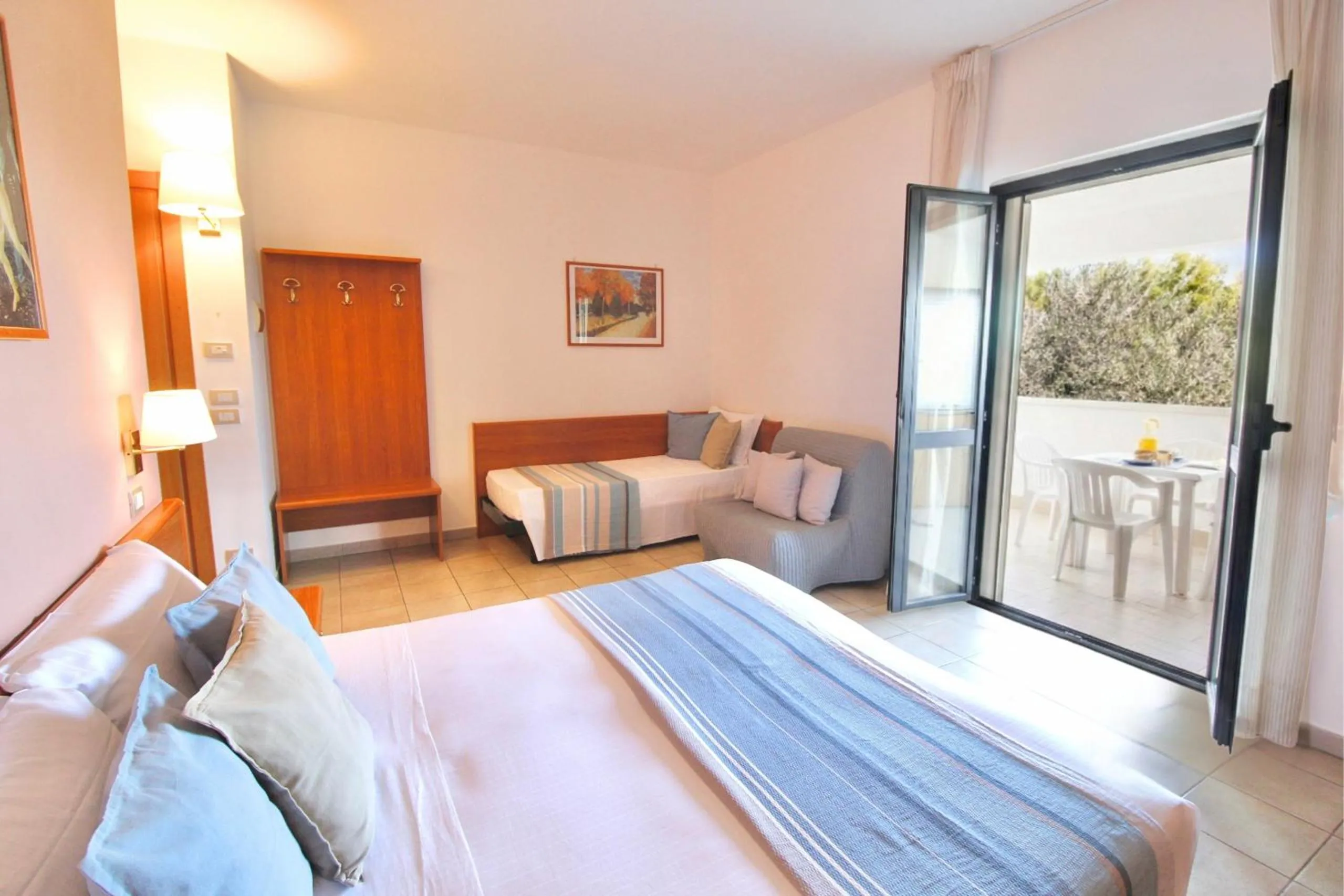 Bed in Hotel Palme Gemelle