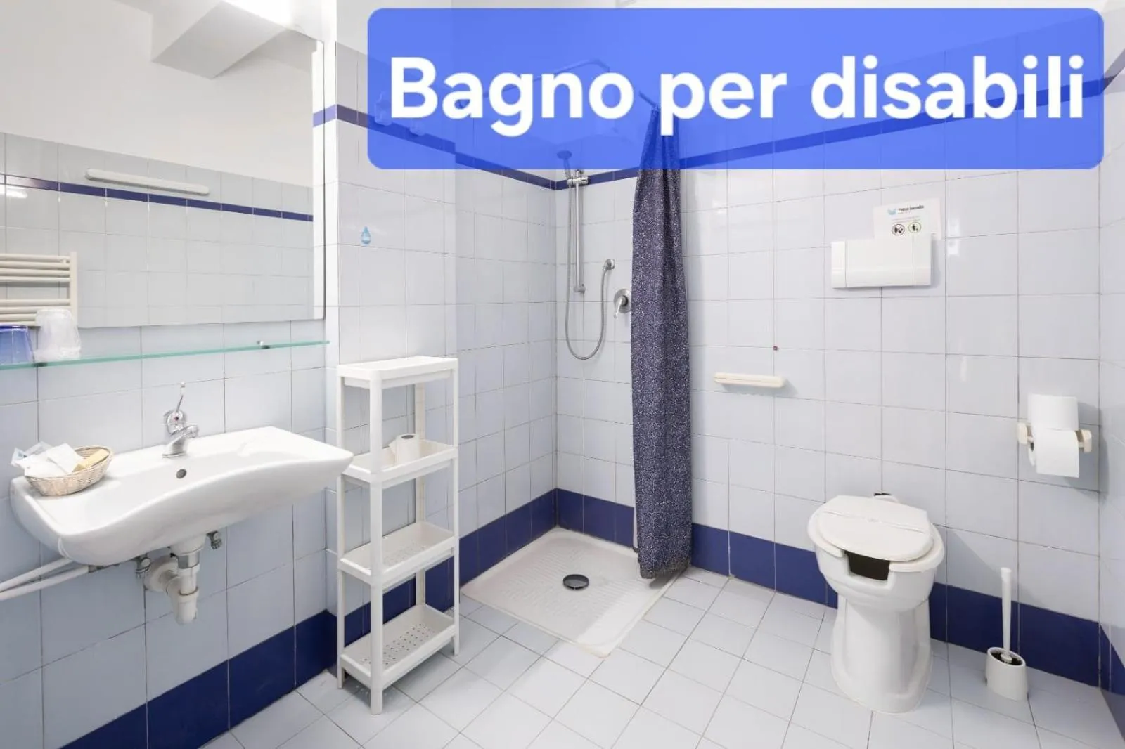 Bathroom in Hotel Palme Gemelle