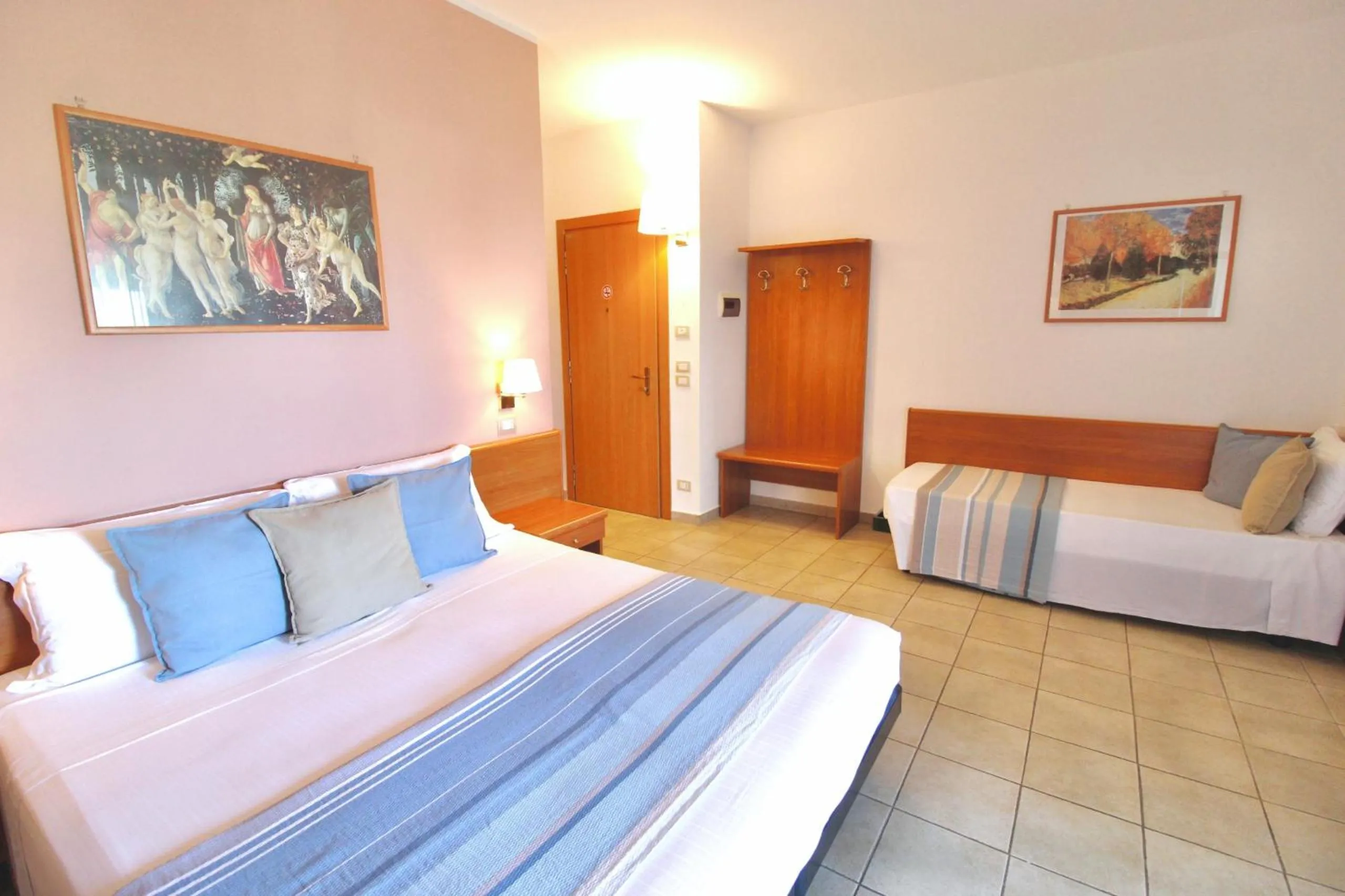 Bed in Hotel Palme Gemelle