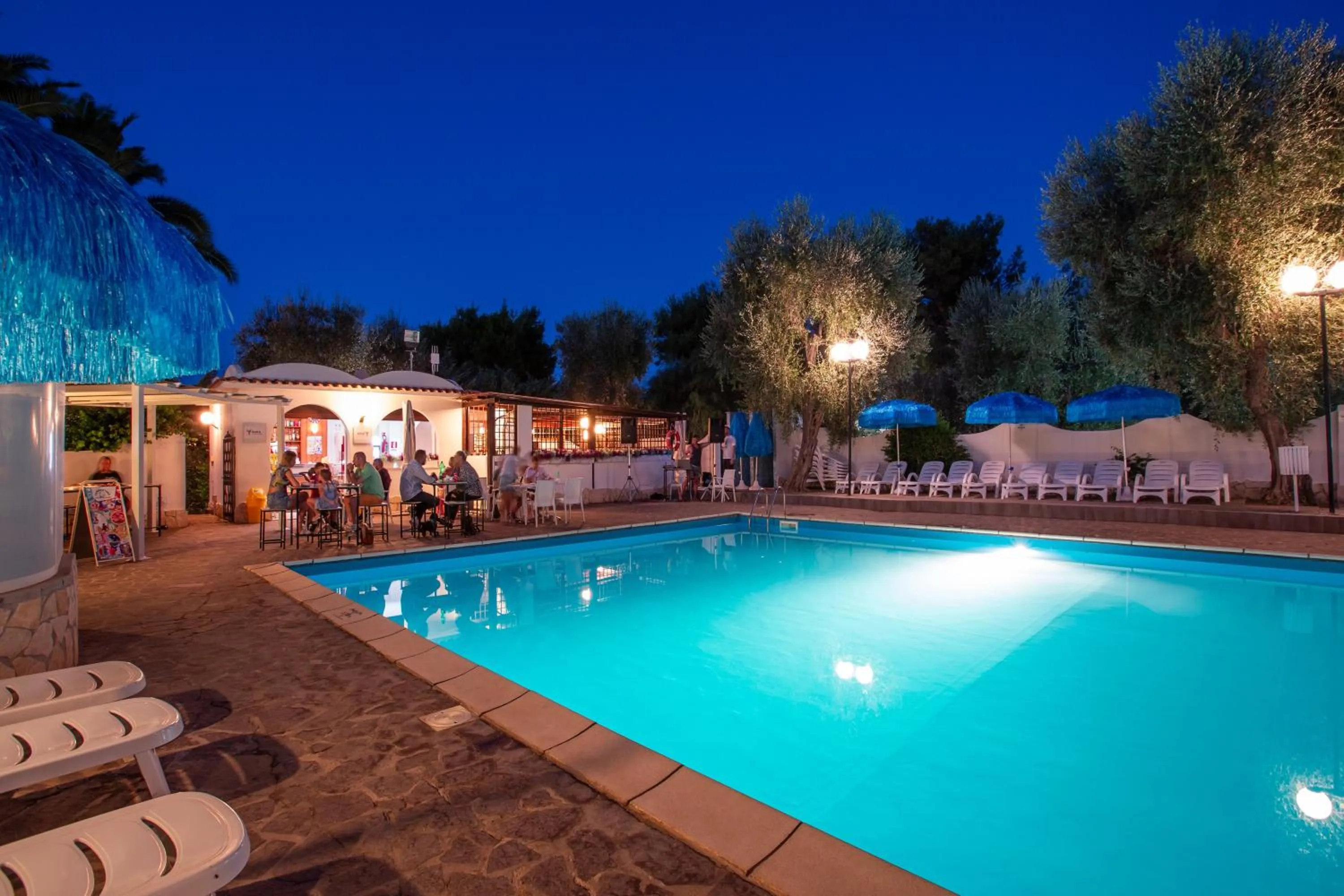 Patio in Hotel Palme Gemelle