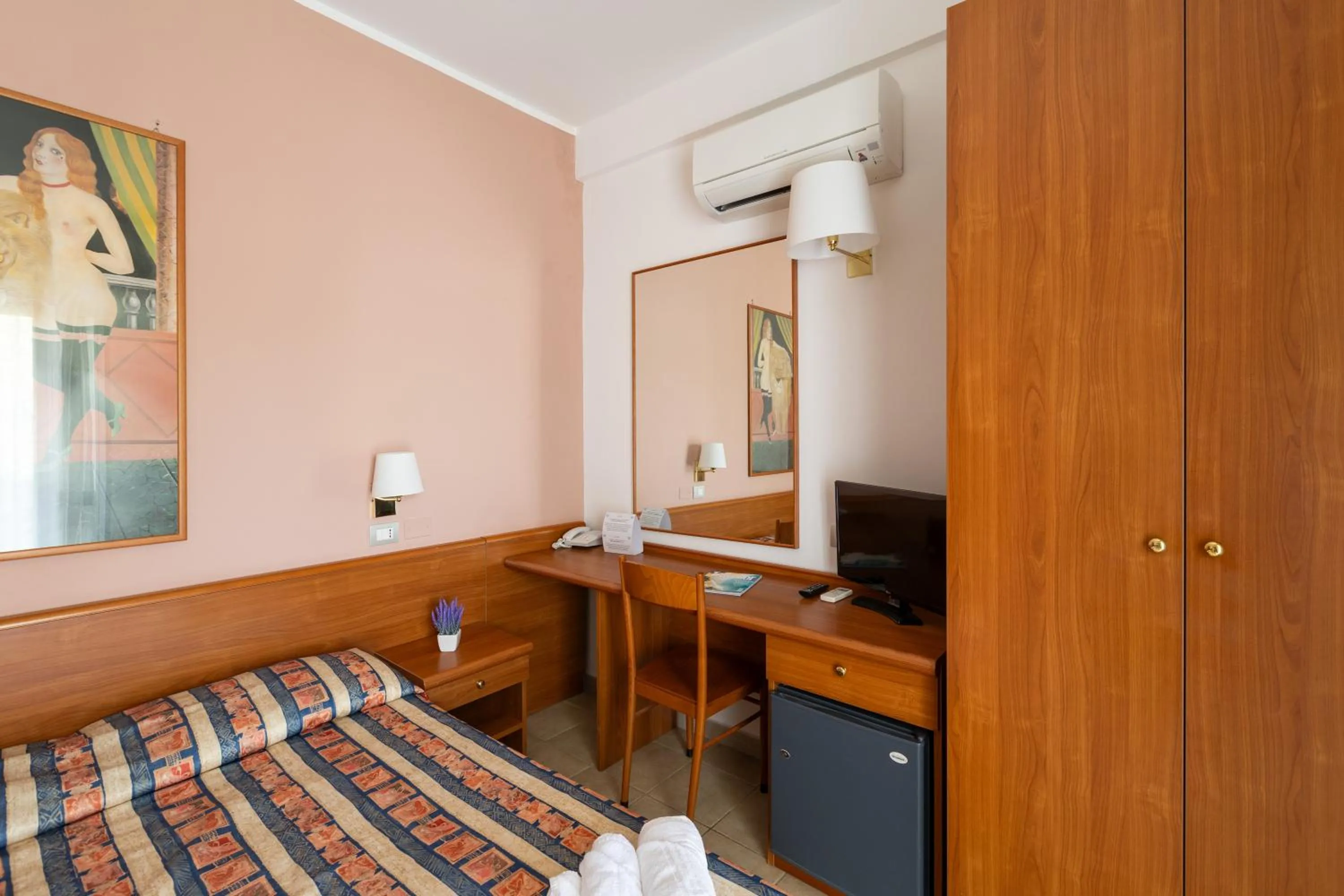 Bed in Hotel Palme Gemelle