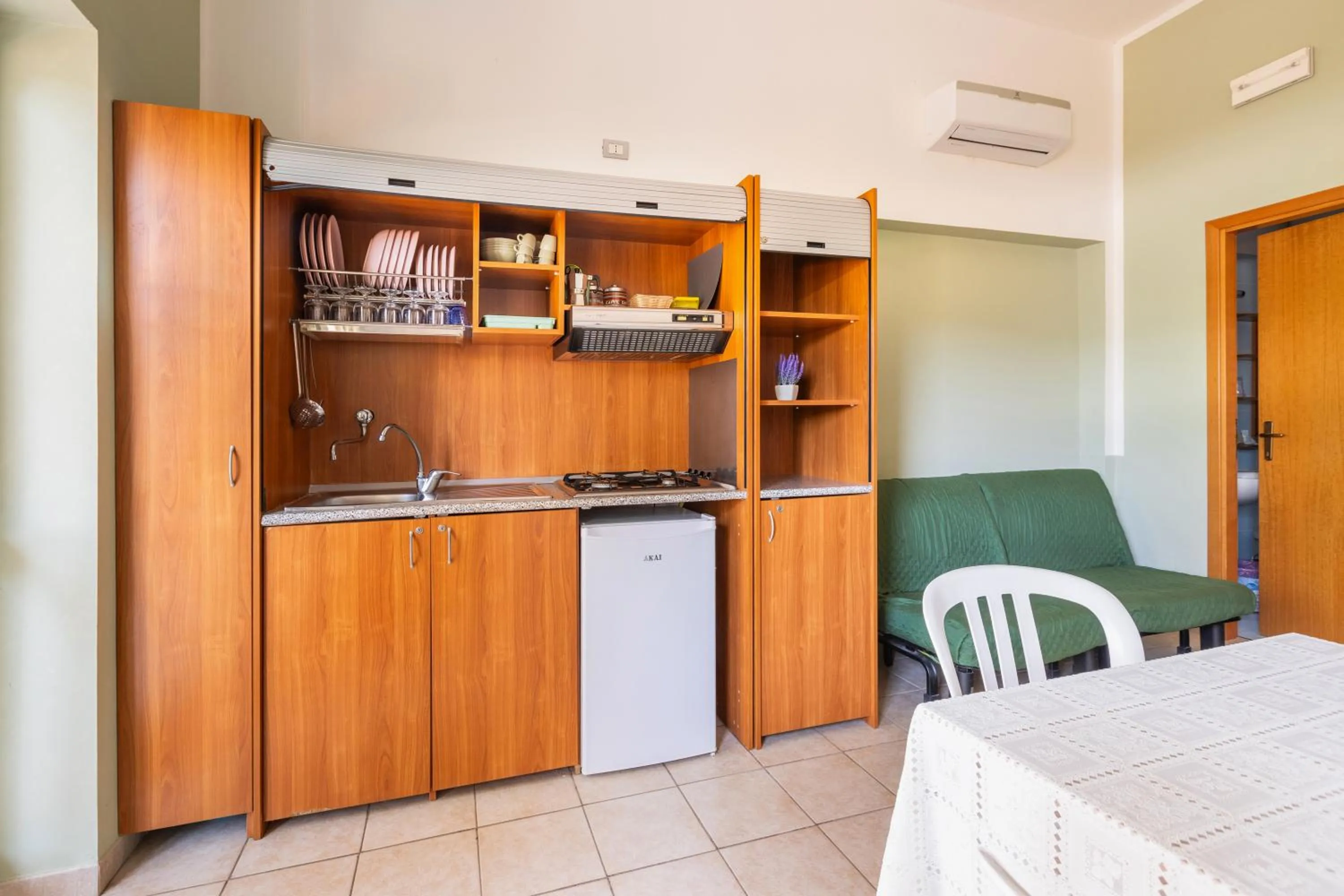 Kitchen or kitchenette in Hotel Palme Gemelle