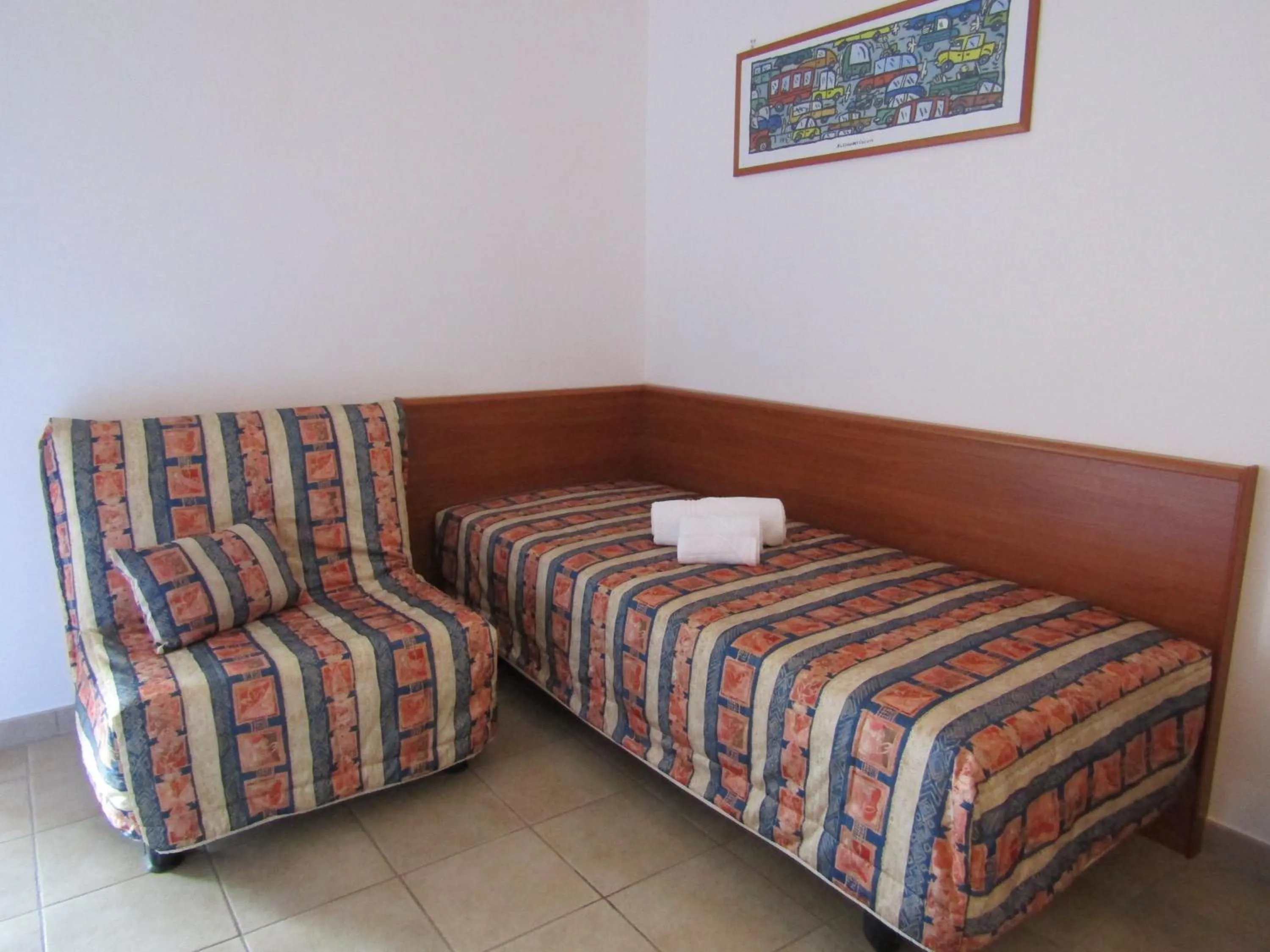 Bed in Hotel Palme Gemelle