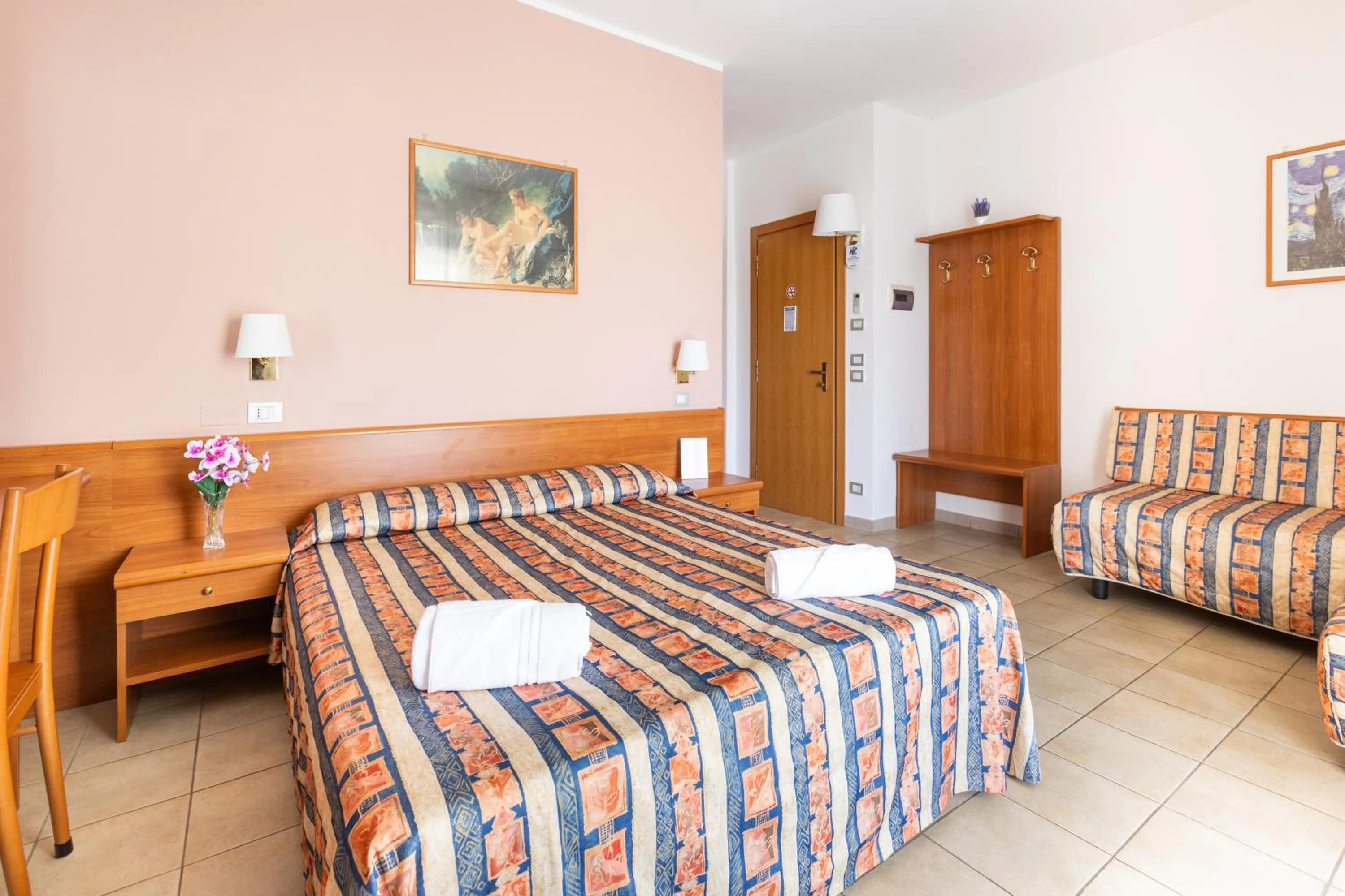 Bed in Hotel Palme Gemelle