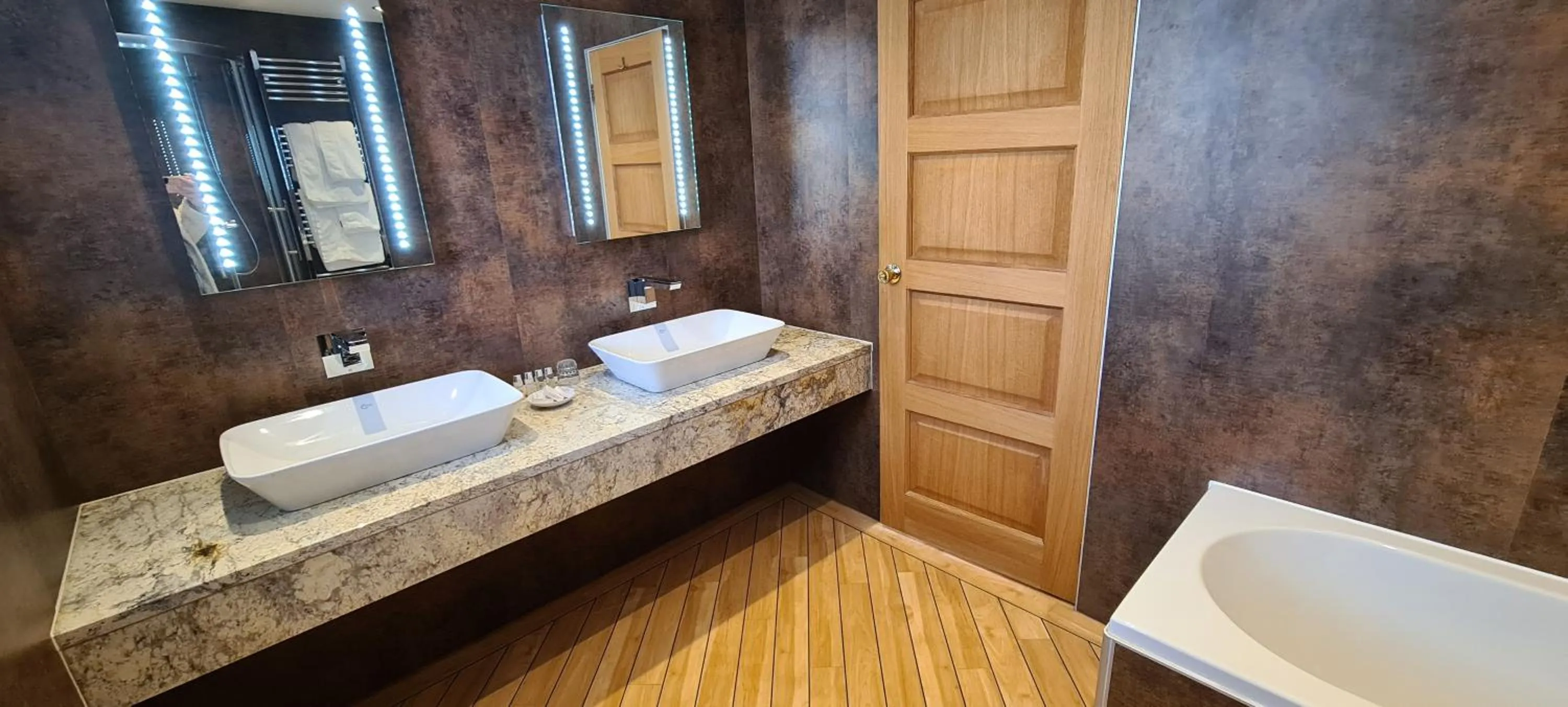 Bathroom in Biggin Hall Country House Hotel