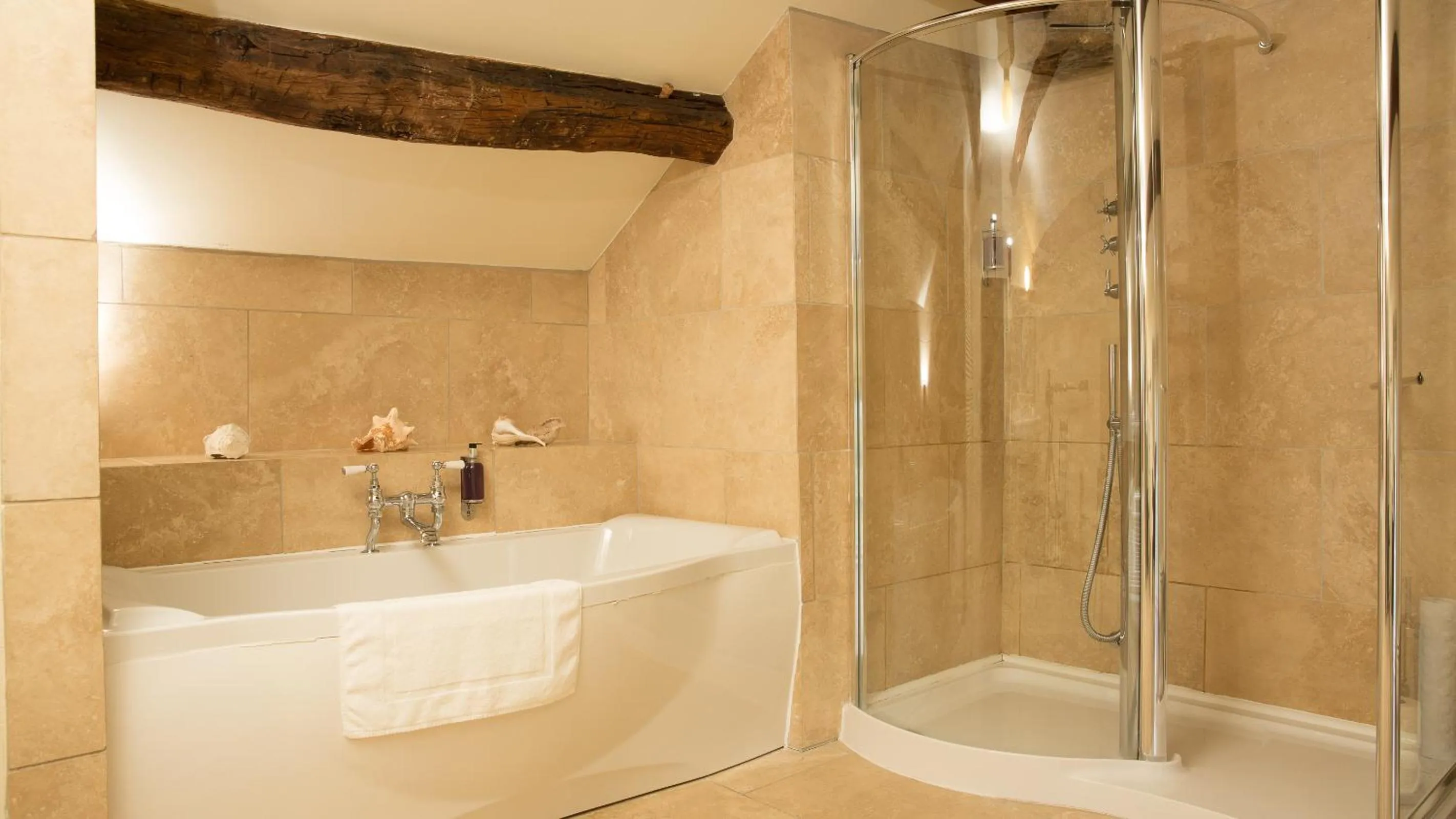 Shower in Biggin Hall Country House Hotel