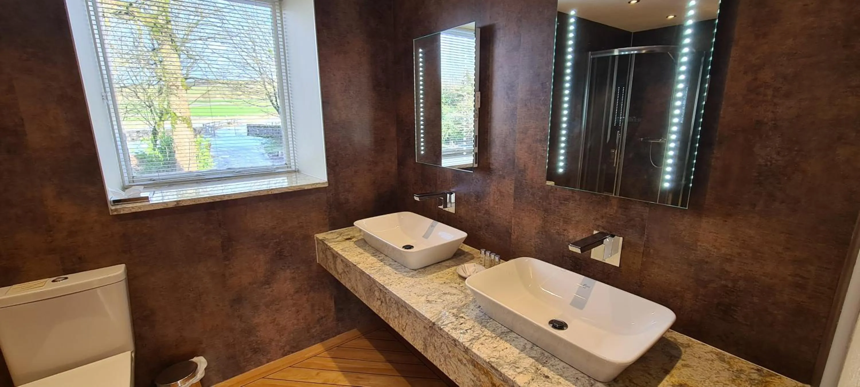Bathroom in Biggin Hall Country House Hotel