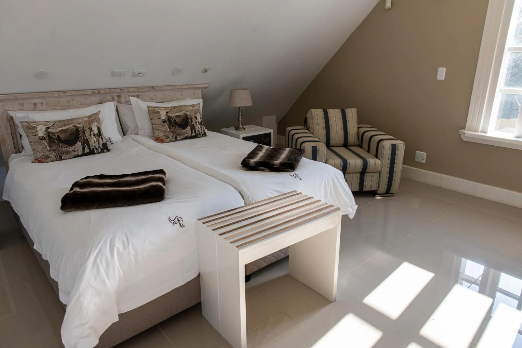 Bed in Buffelsdam Country House