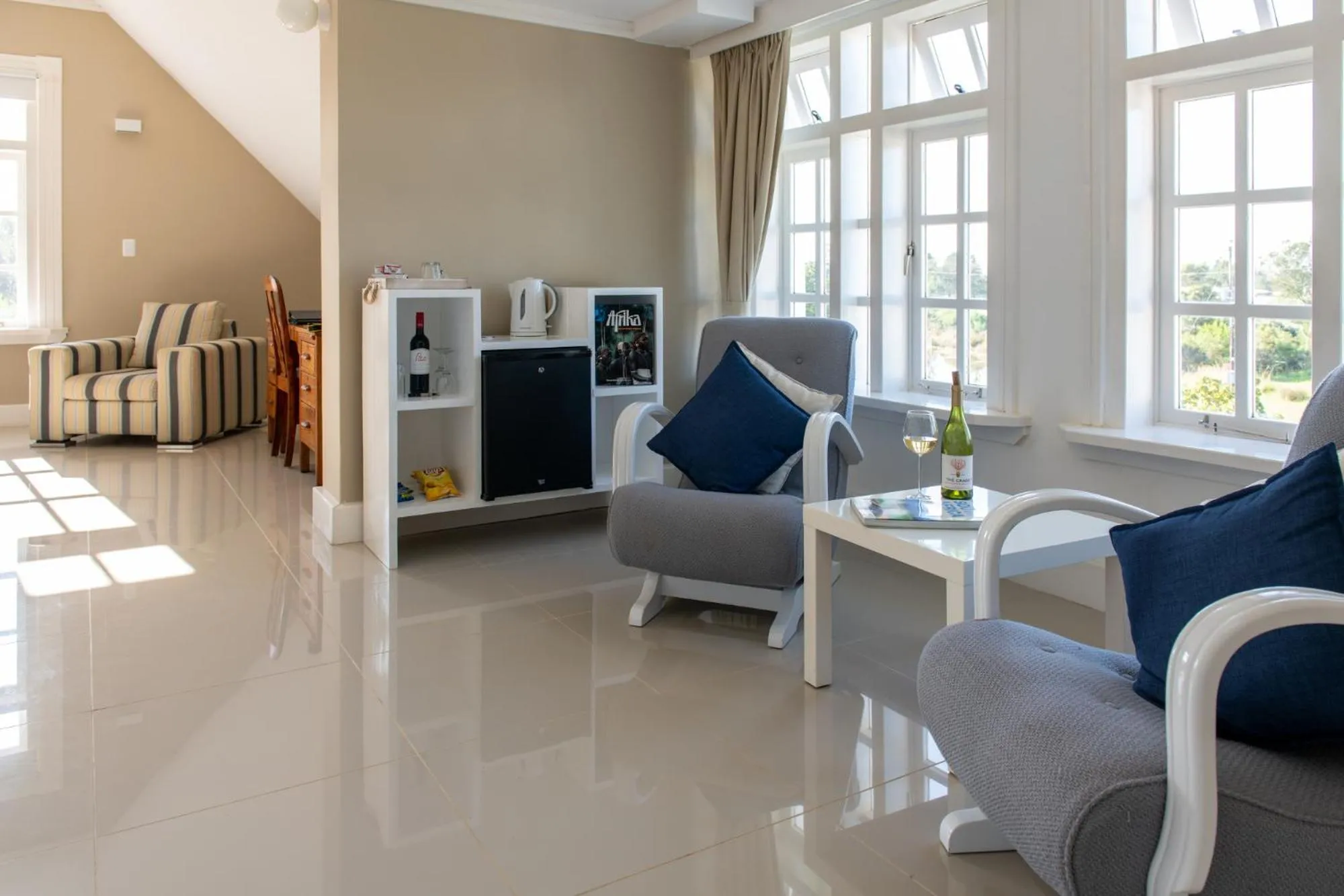 Seating area in Buffelsdam Country House