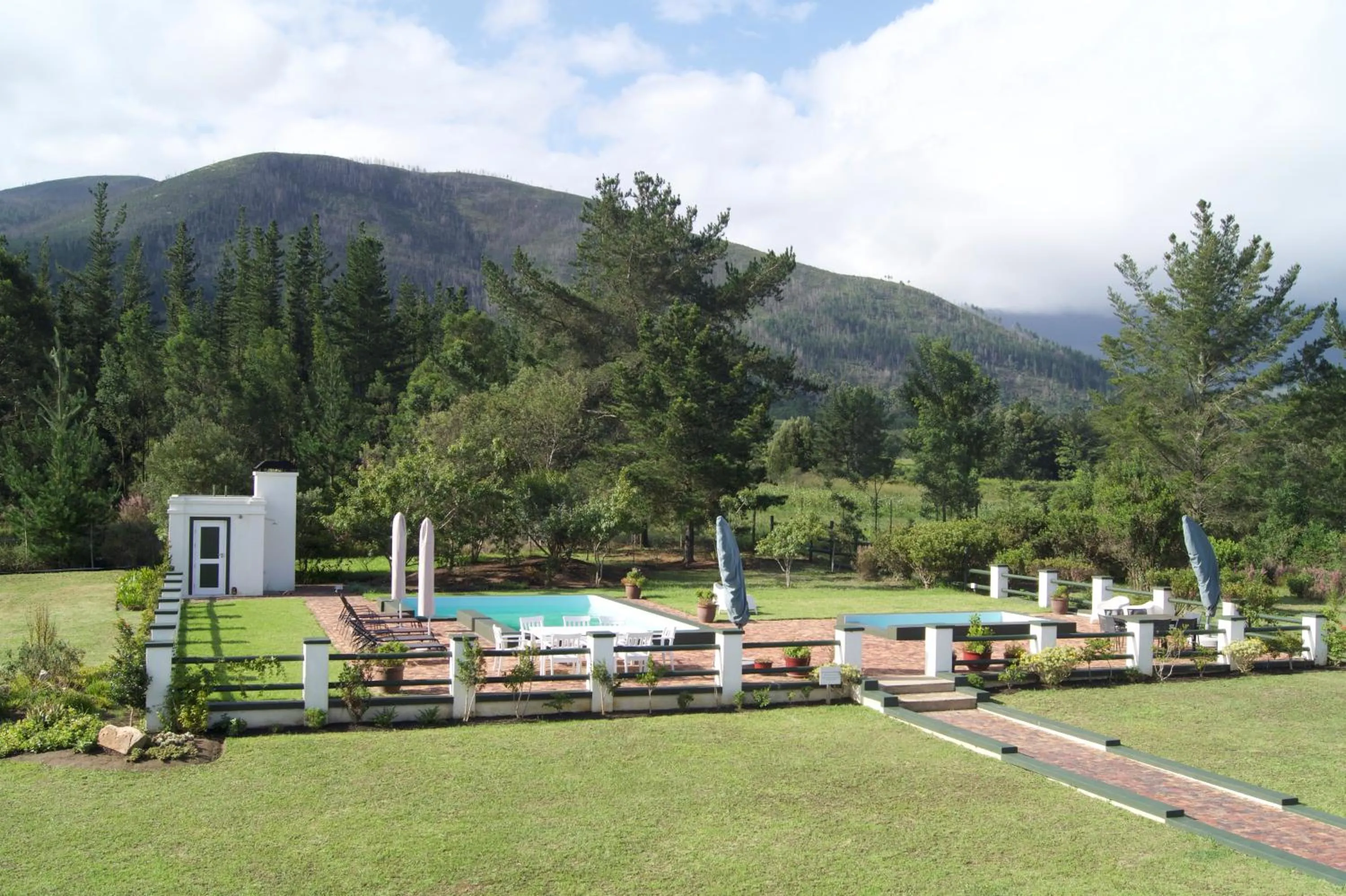 Swimming pool in Buffelsdam Country House