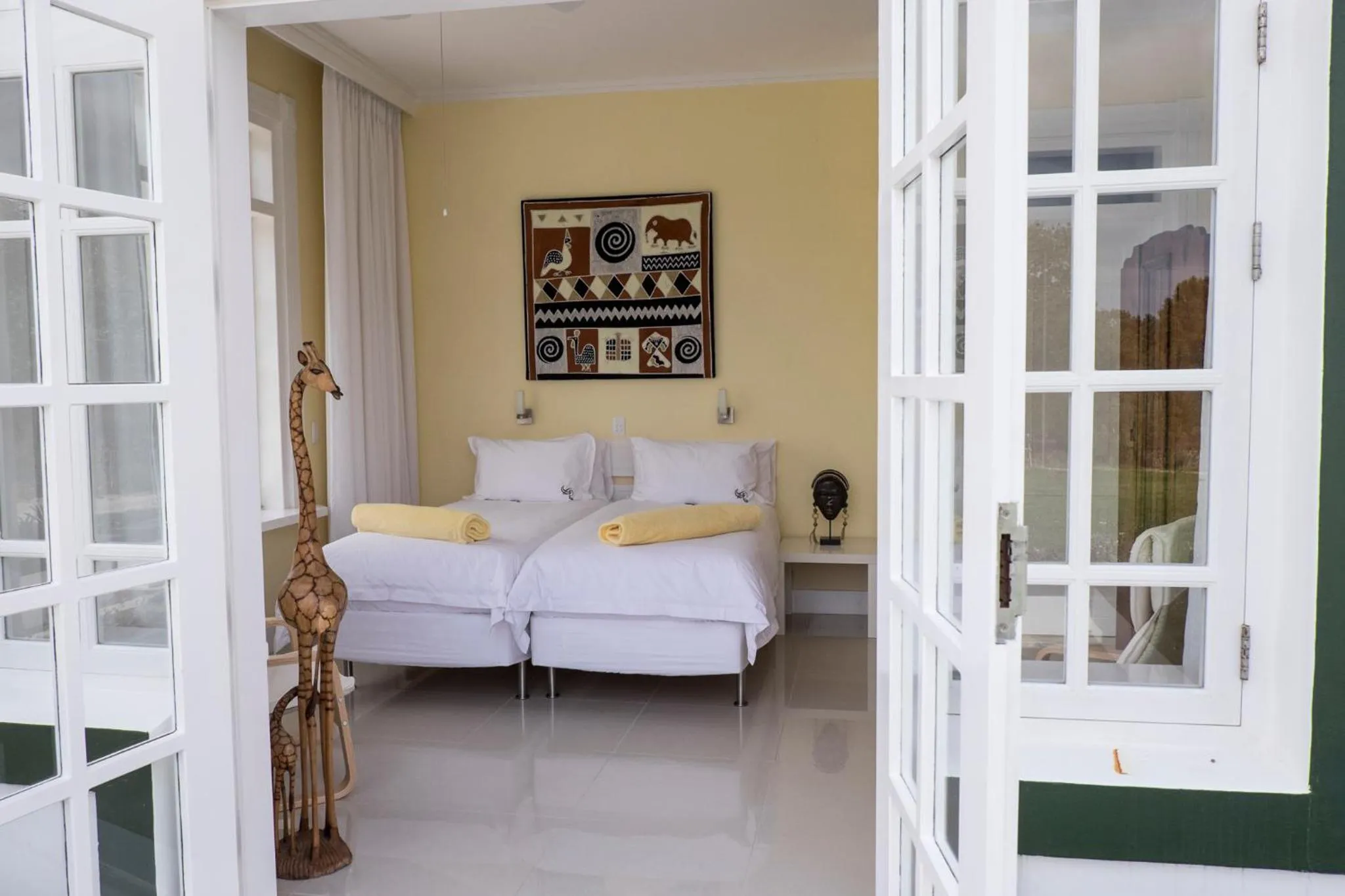 Bedroom, Bed in Buffelsdam Country House