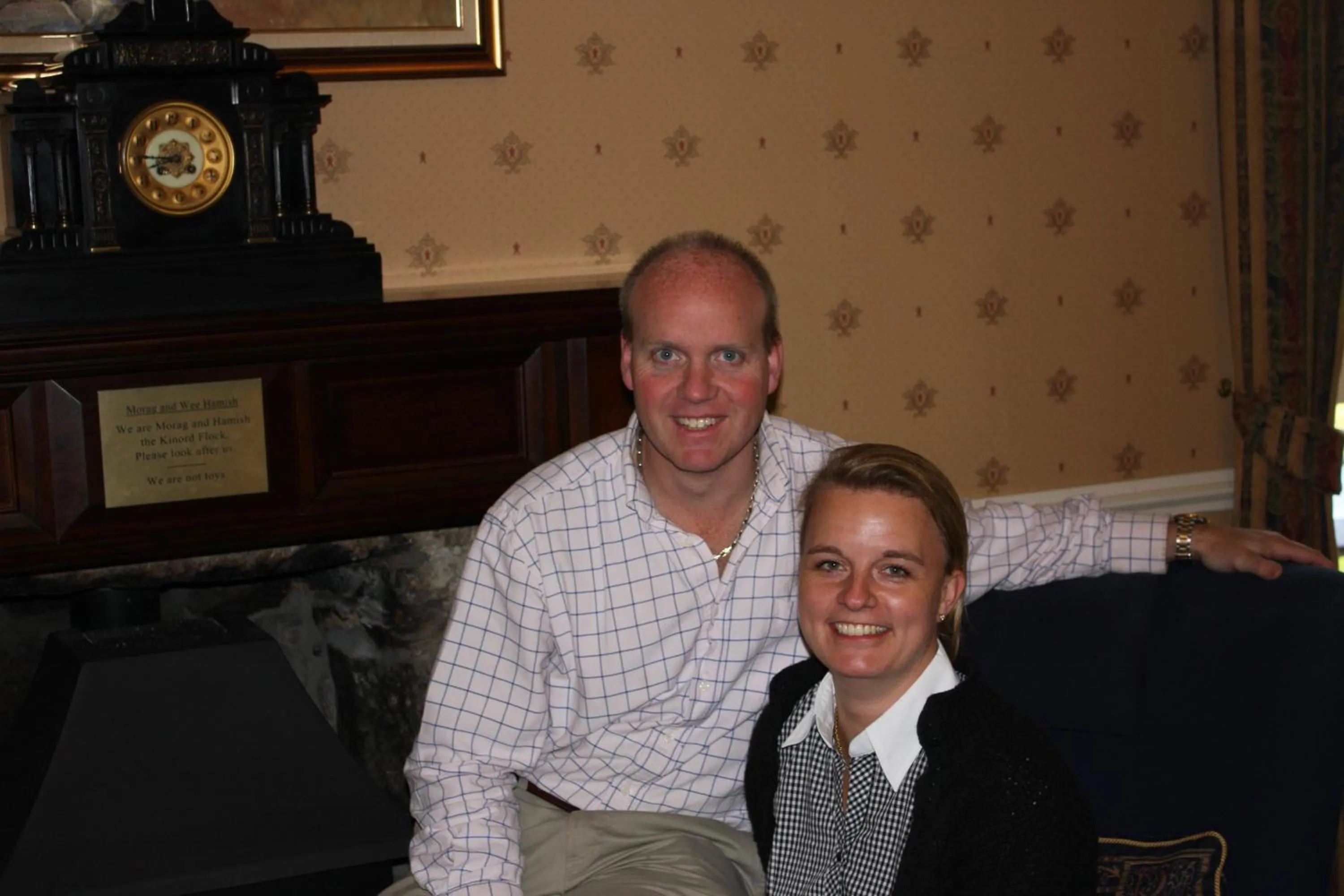 People in Loch Kinord Hotel