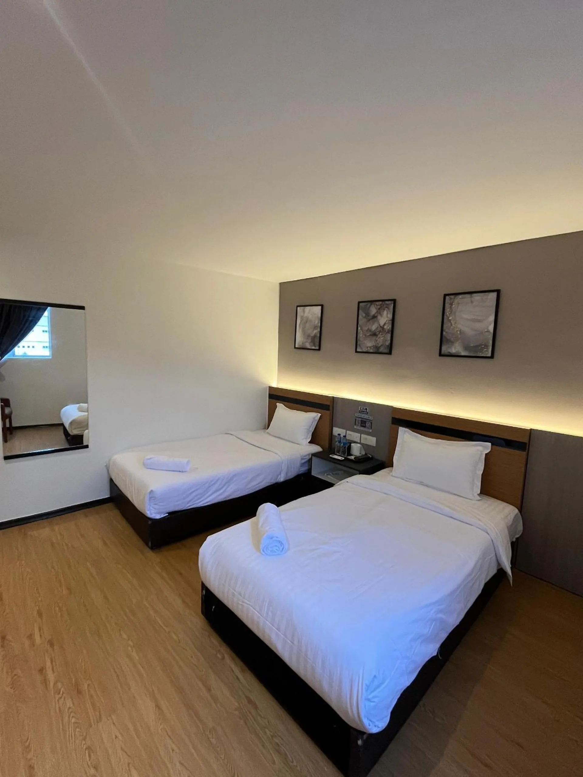 Bed in Havona Hotel - Bandar Putra Kulai - Self Check-In