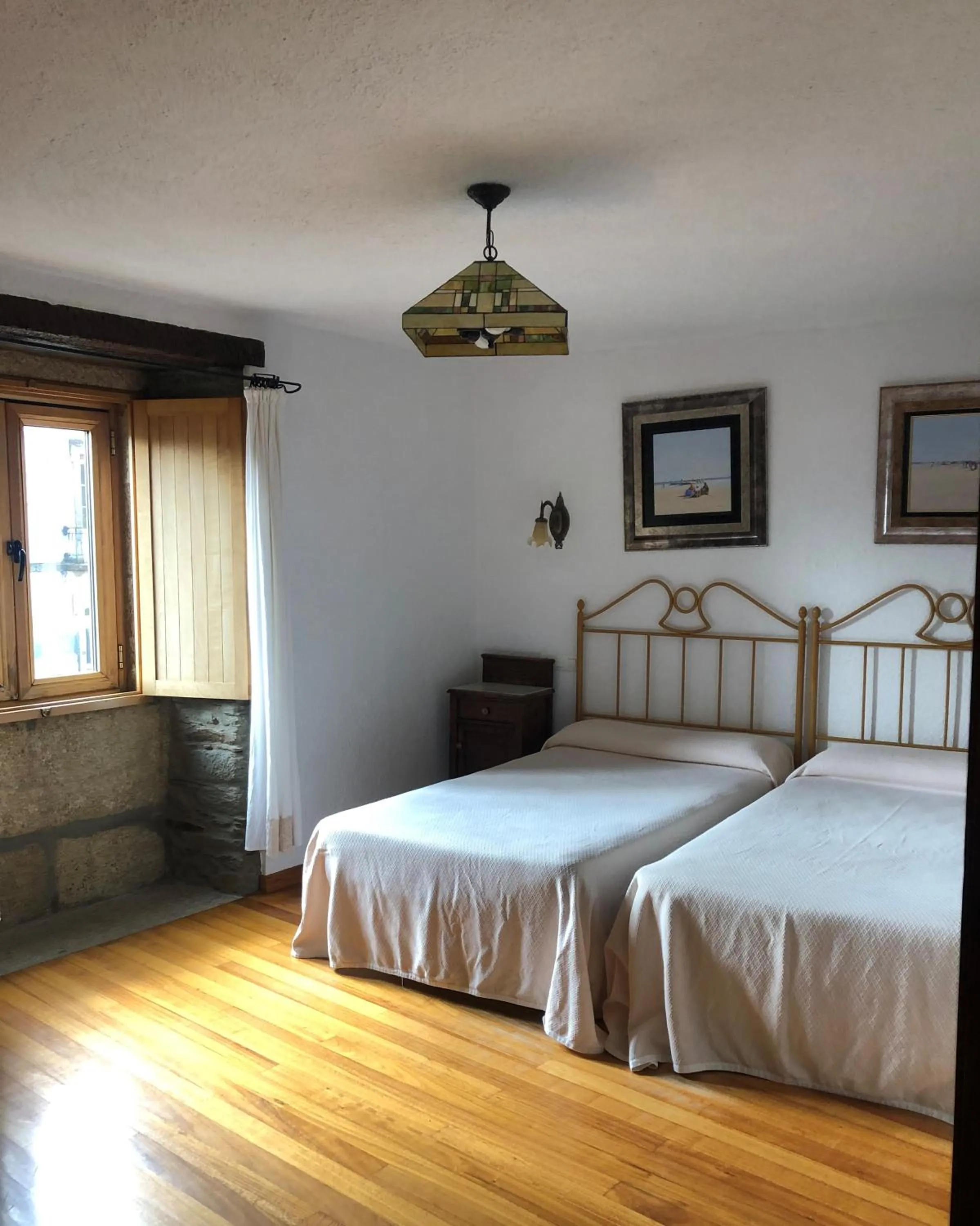 Photo of the whole room, Bed in Pazo da Trave