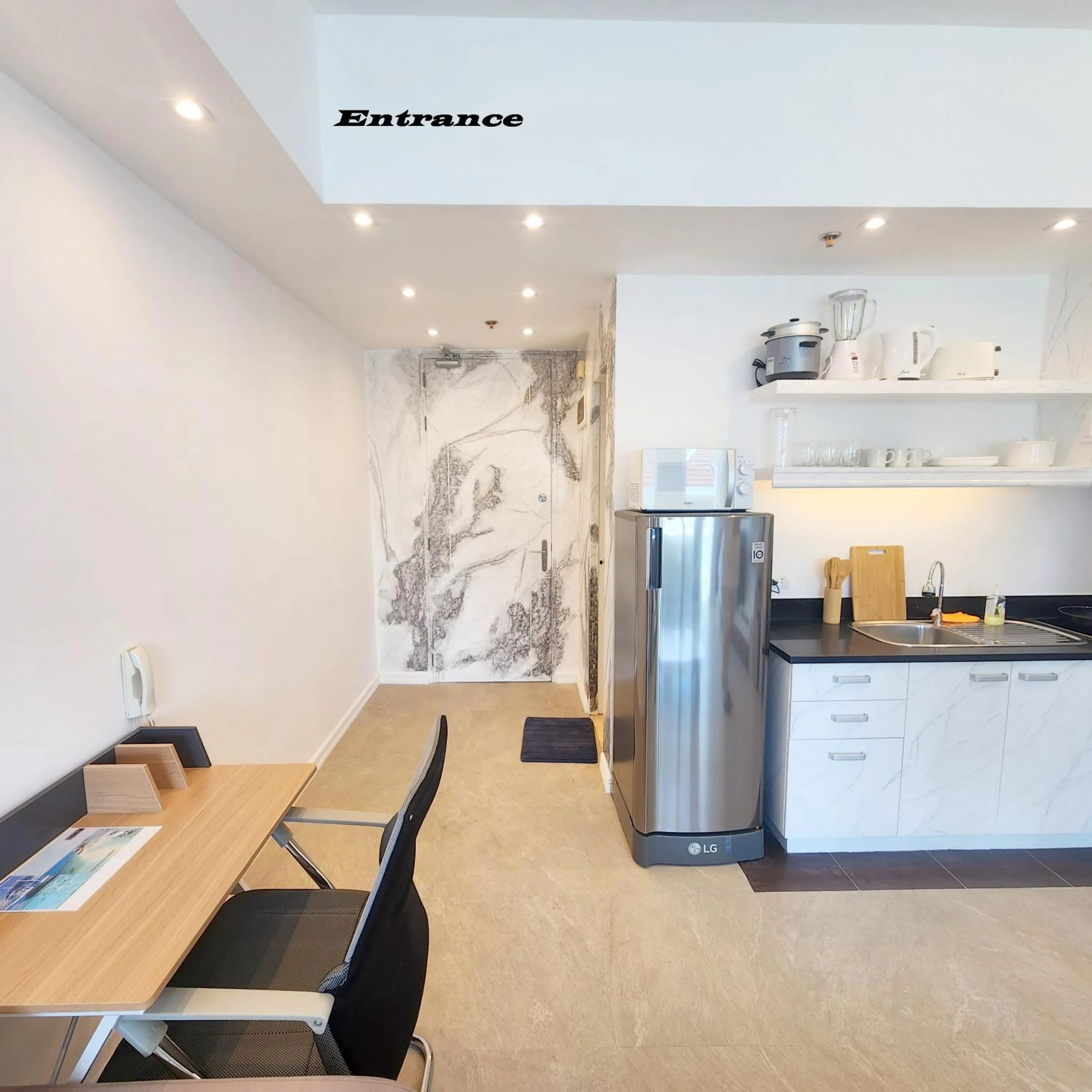 kitchen in La Mirada Residences