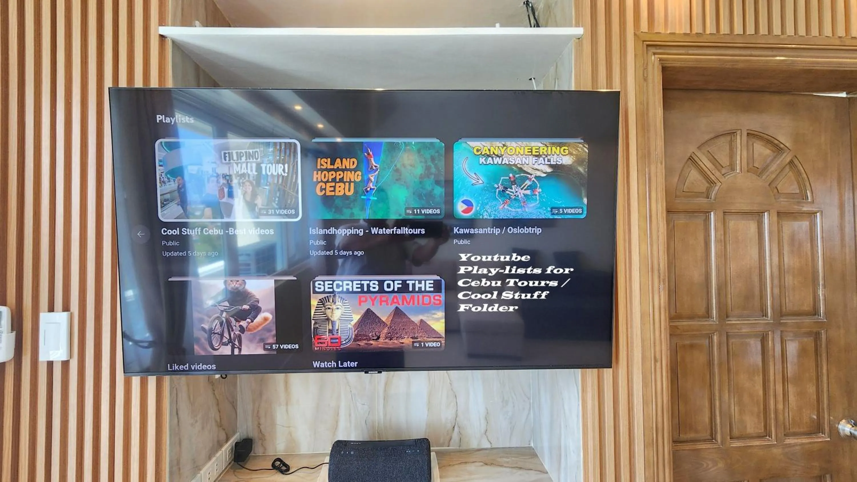 Communal lounge/ TV room in La Mirada Residences