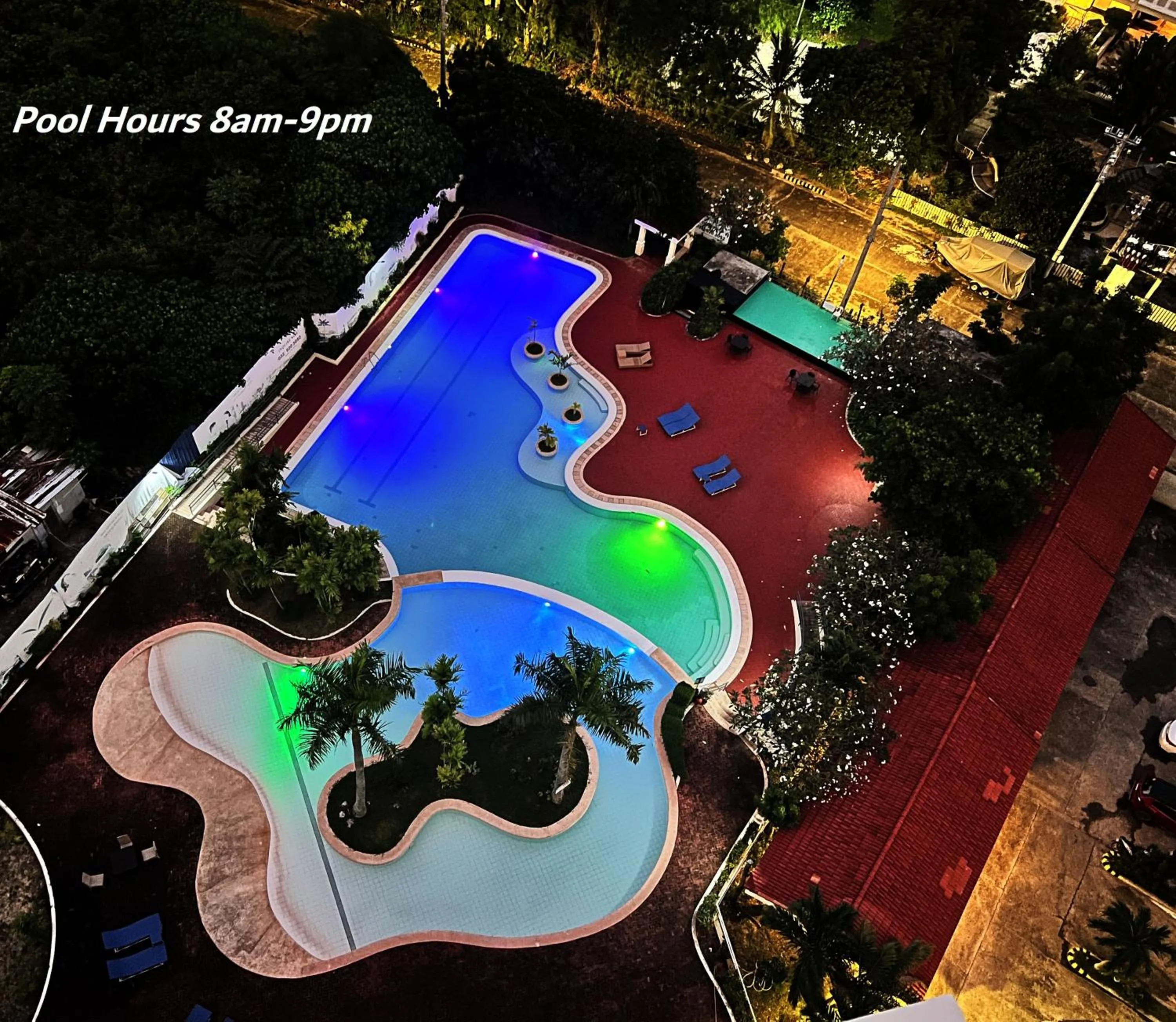 Pool view in La Mirada Residences