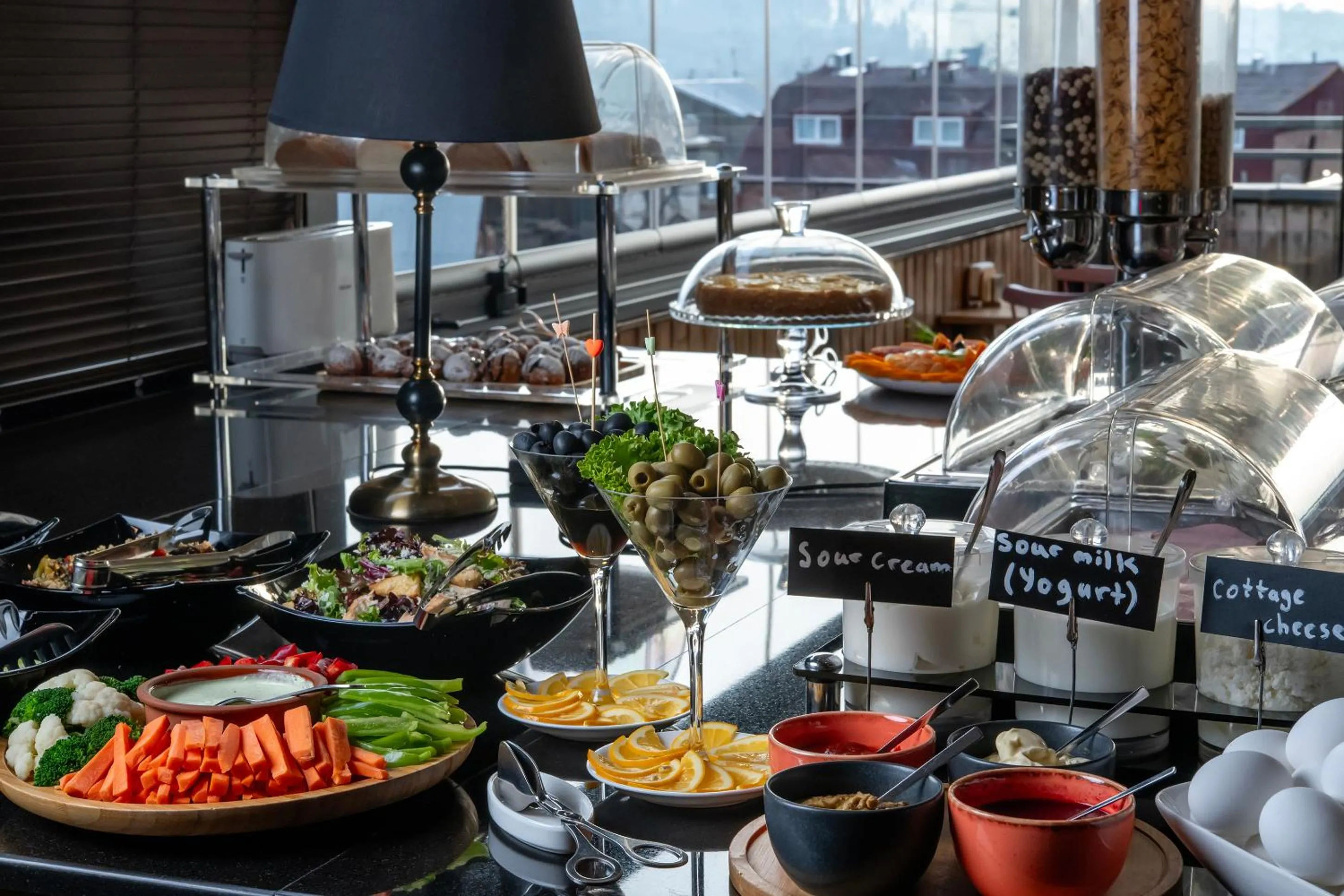 Breakfast in Urban Boutique Hotel