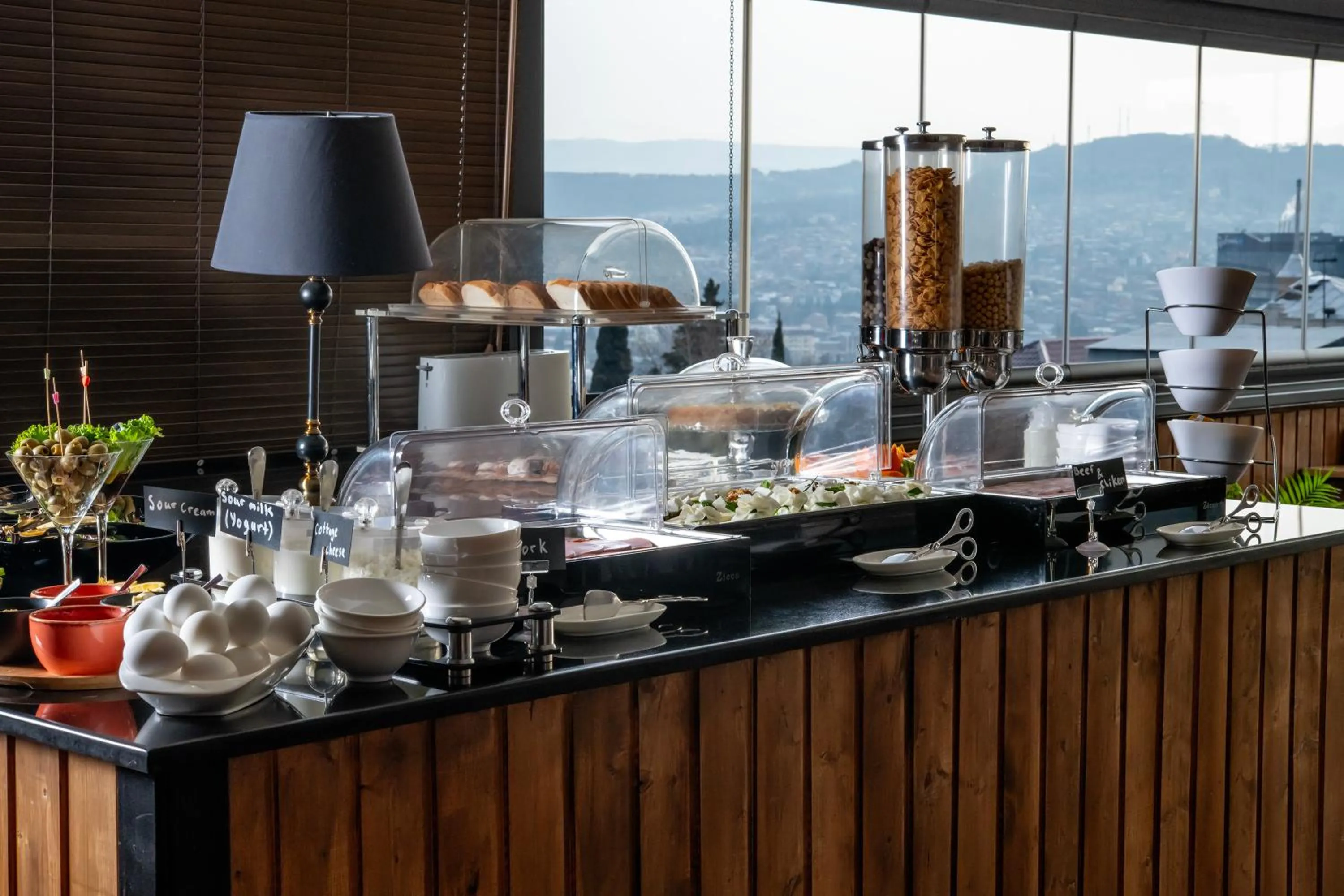 Breakfast in Urban Boutique Hotel