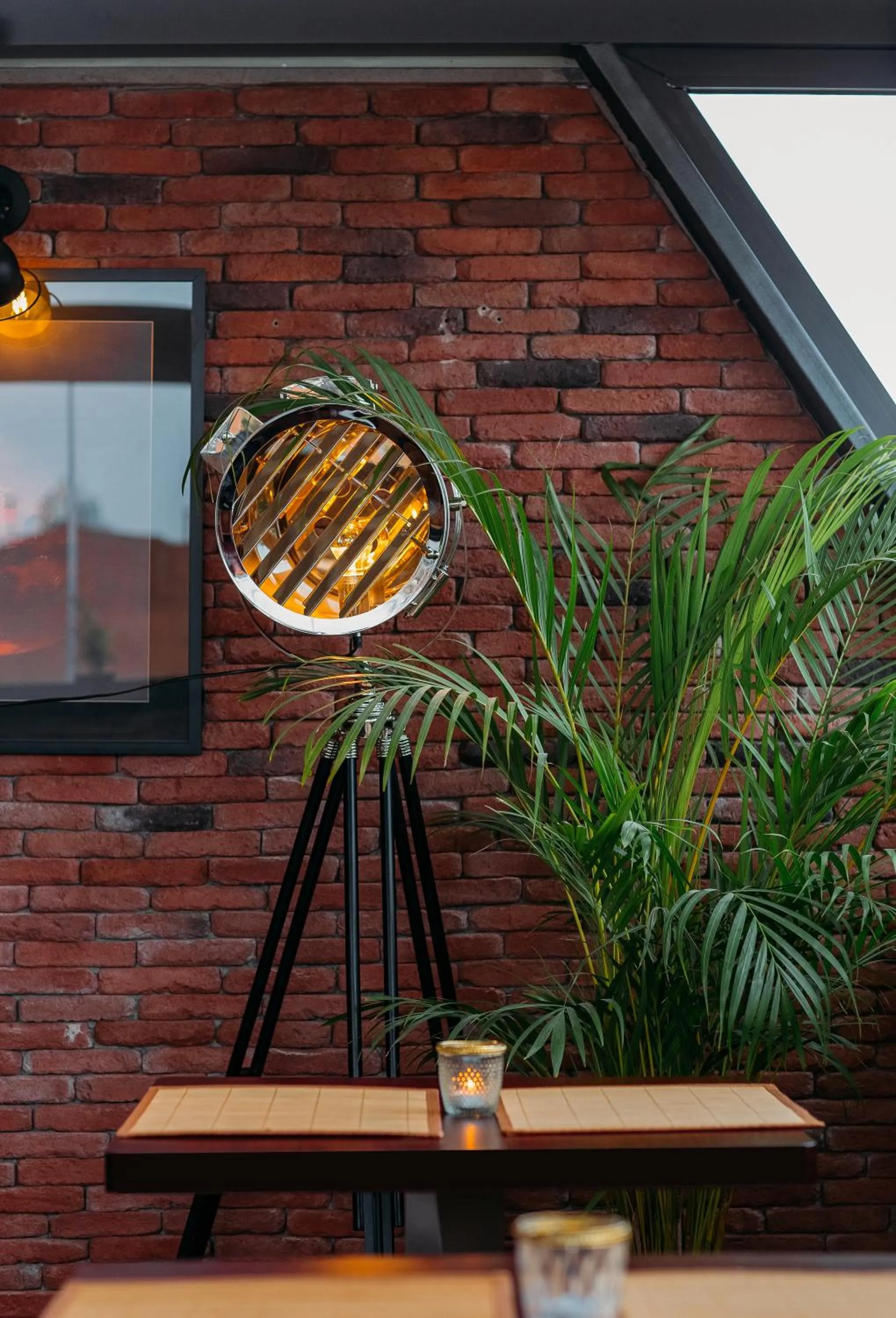 Patio in Urban Boutique Hotel