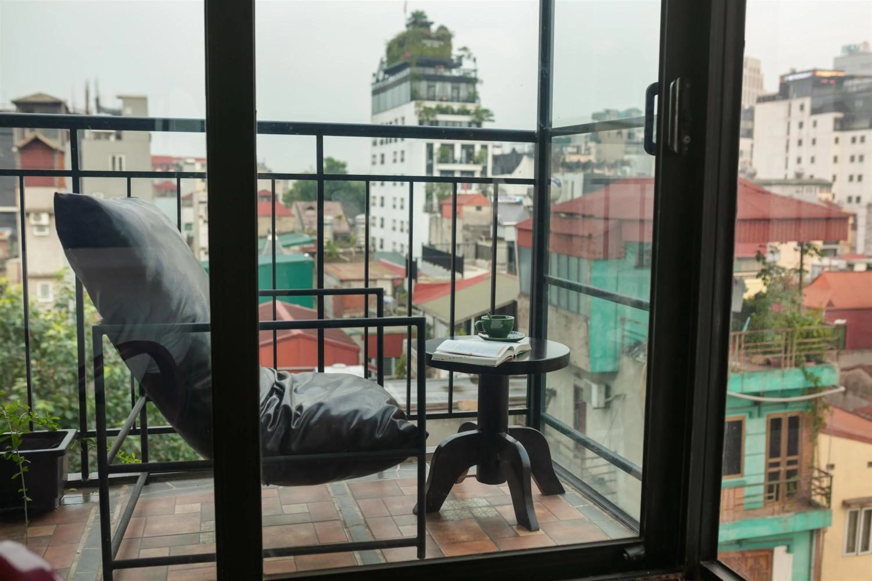 Balcony/Terrace in Kecho Legacy Hotel Hanoi & Spa